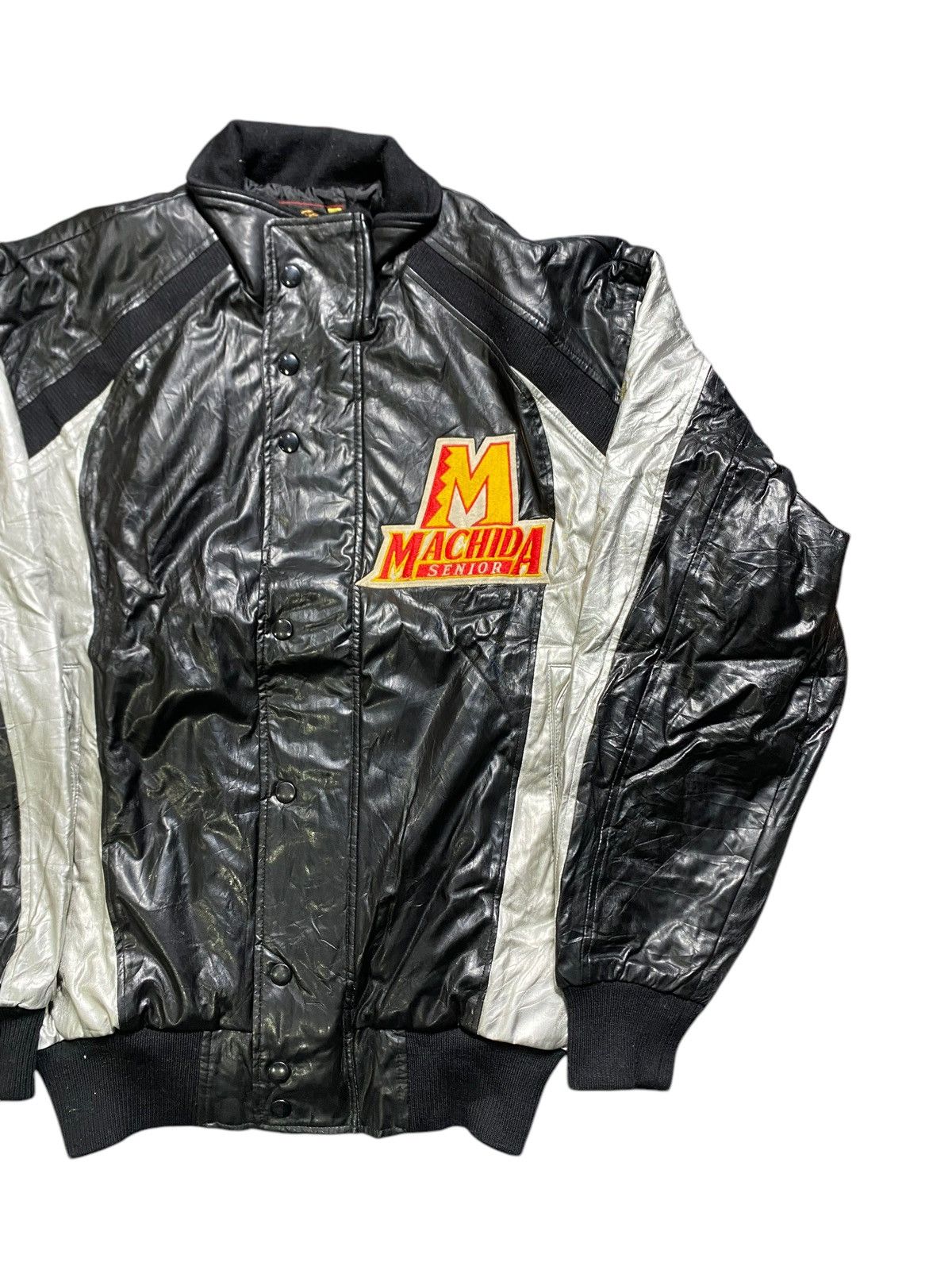 Mizuno VINTAGE BOMBER JACKET MIZUNO VICTORY STATE JASPO MACHIDA Size US XL / EU 56 / 4 - 3 Thumbnail
