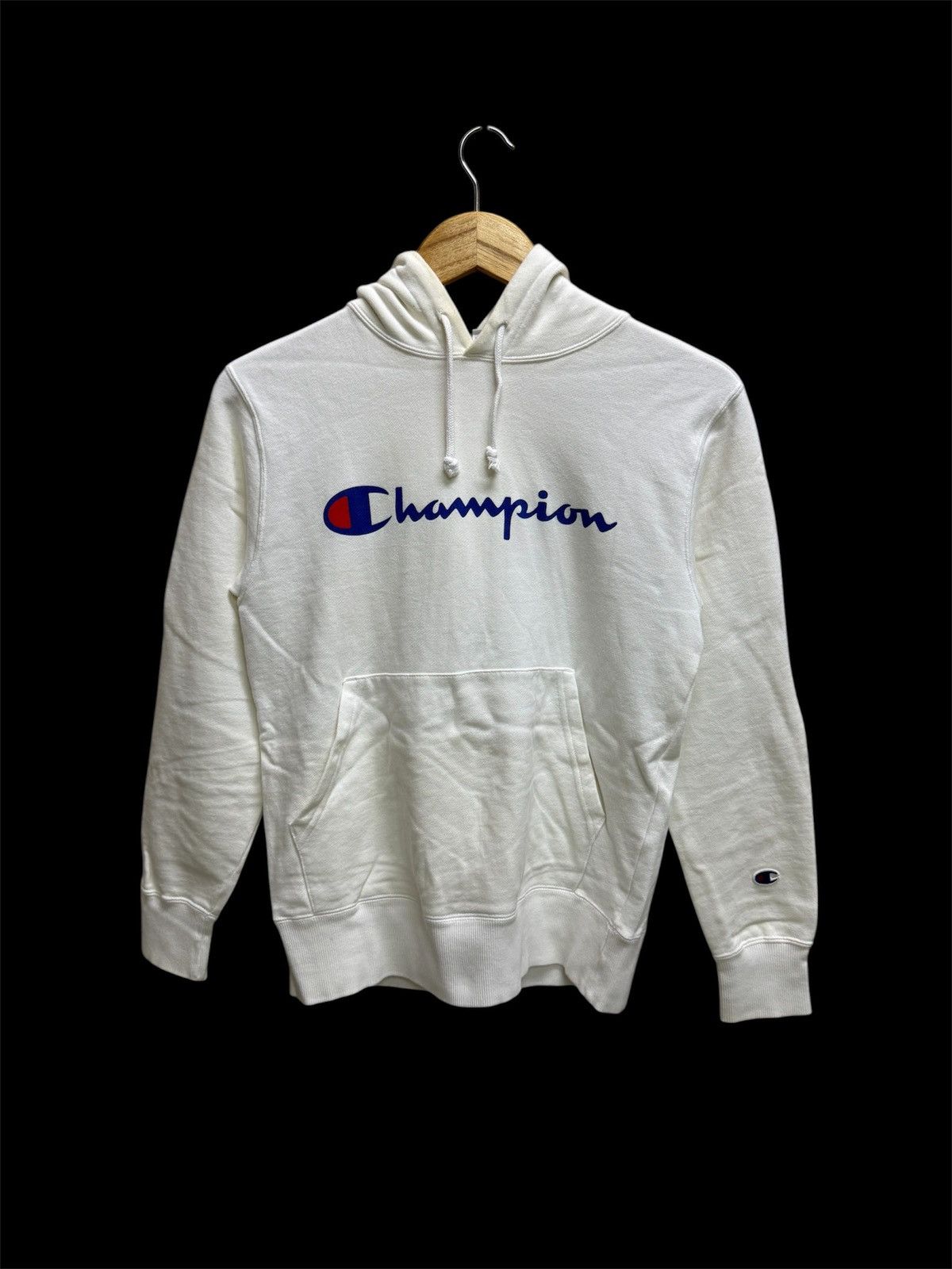 Champion Champion Spellout Logo Pullover Sweater Hoodie Size XS / US 0-2 / IT 36-38 - 1 Thumbnail