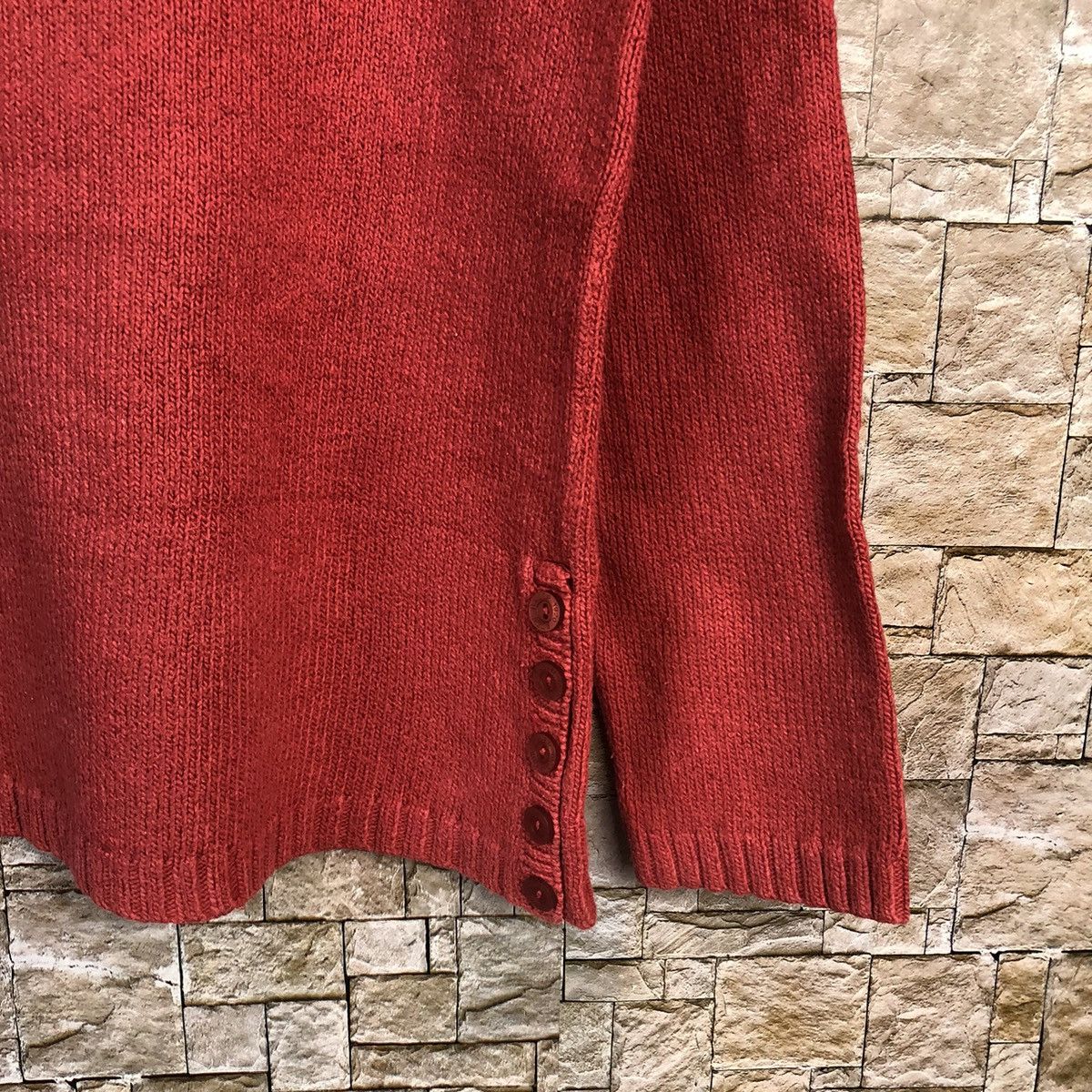 Homespun Knitwear × Japanese Brand Eddie Bauer vintage japan Red Knitwear #A940 Size M / US 6-8 / IT 42-44 - 8 Thumbnail