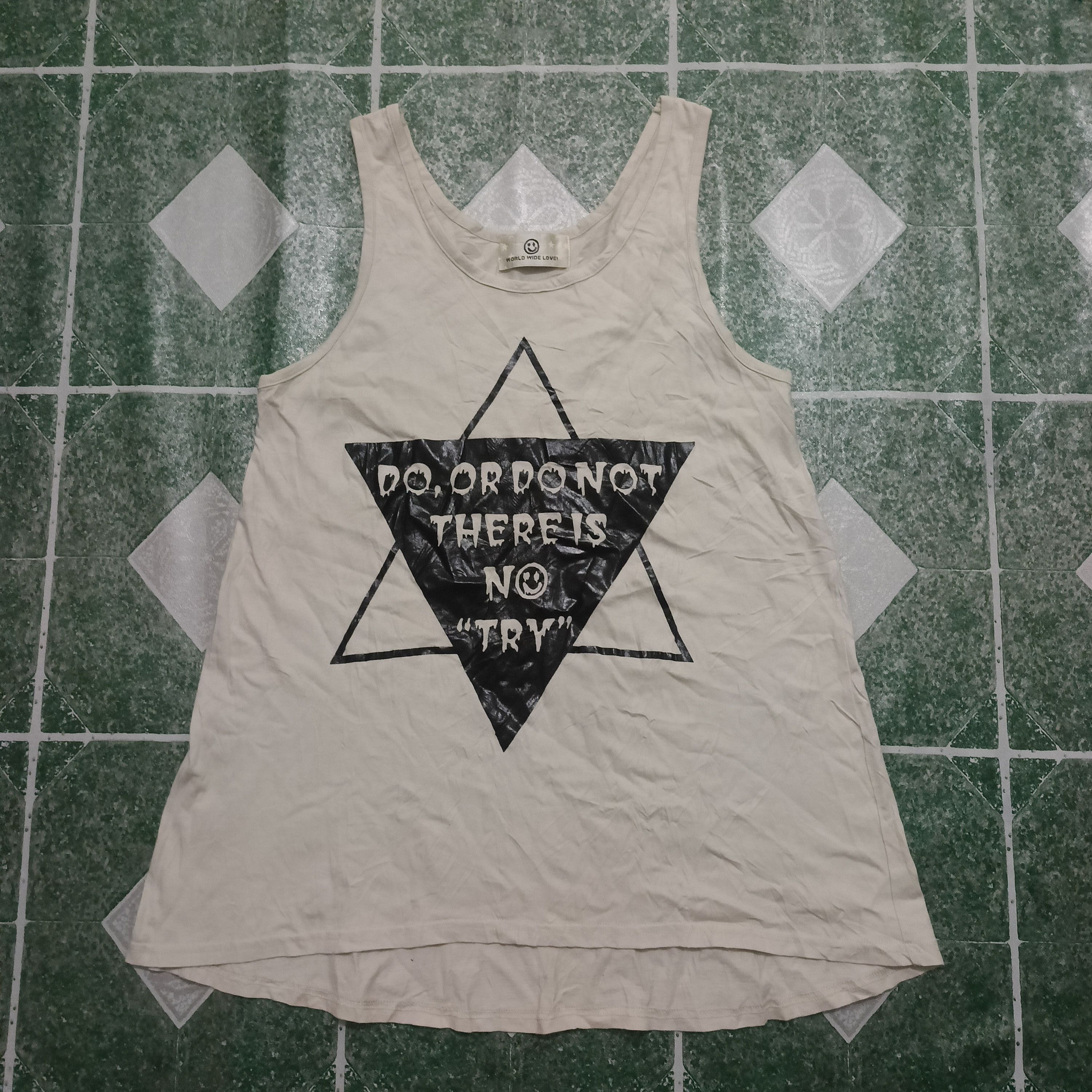 Designer × Japanese Brand World Wide Love! tank tops Sleeveless Size US S / EU 44-46 / 1 - 1 Thumbnail