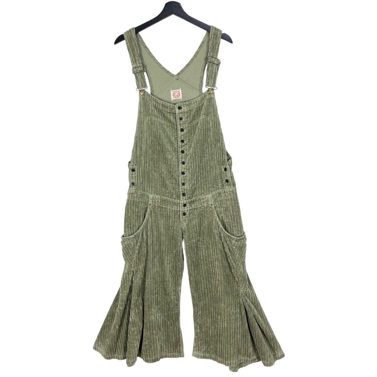 Kapital Vintage Kapital Blue hand Corduroy Flare Coverall Size 25" / US 0 / IT 36 - 3 Thumbnail