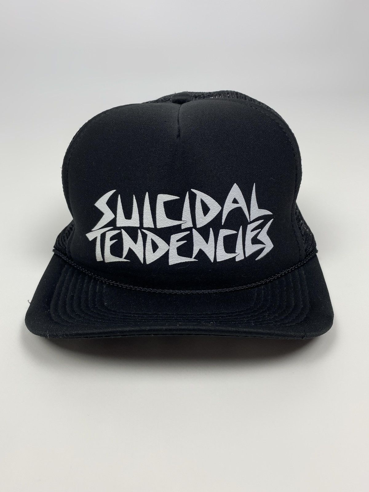 Band Tees 1990’s Vintage Suicidal Tendencies Logo Trucker Hat Size ONE SIZE - 2 Thumbnail