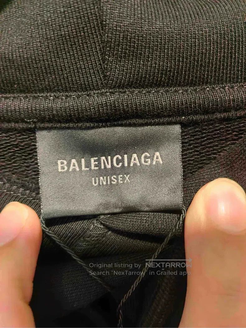 Balenciaga Balenciaga Hooded Letter Long Sleeve Size US S / EU 44-46 / 1 - 3 Thumbnail