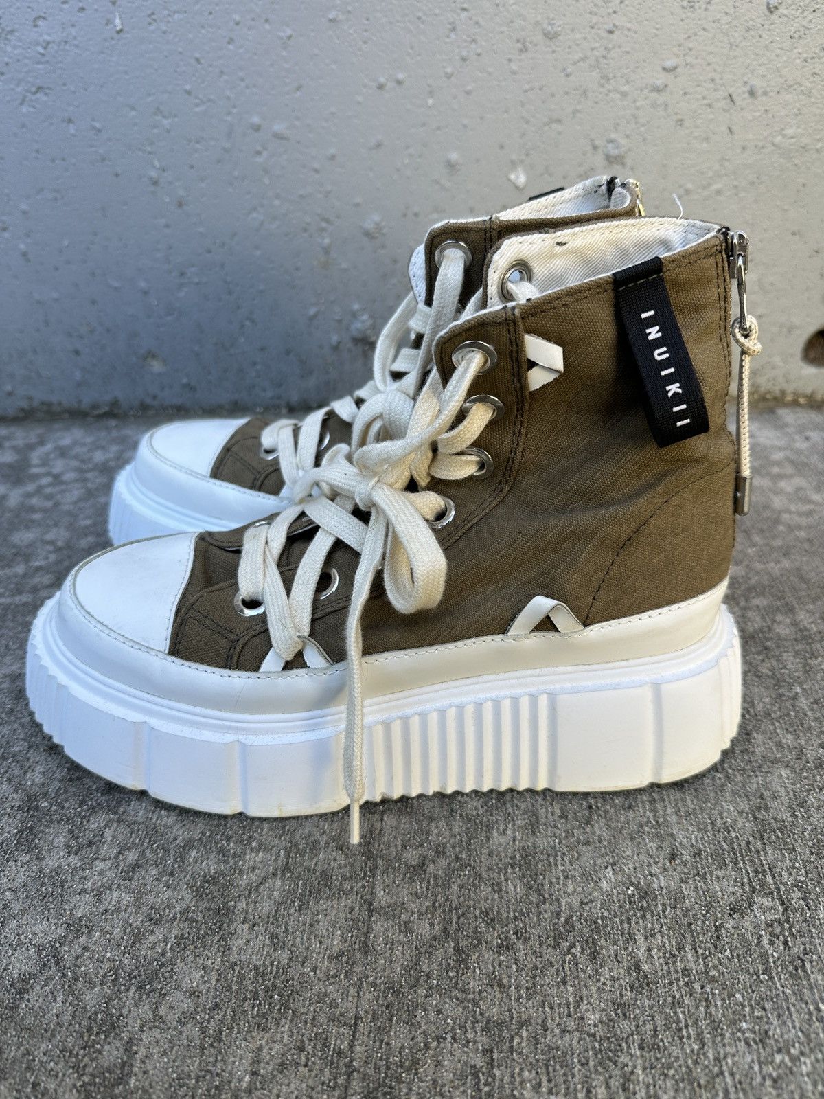 Other Inuikii Matilda Canvas High Sneakers Size US 8 / IT 38 - 2 Thumbnail