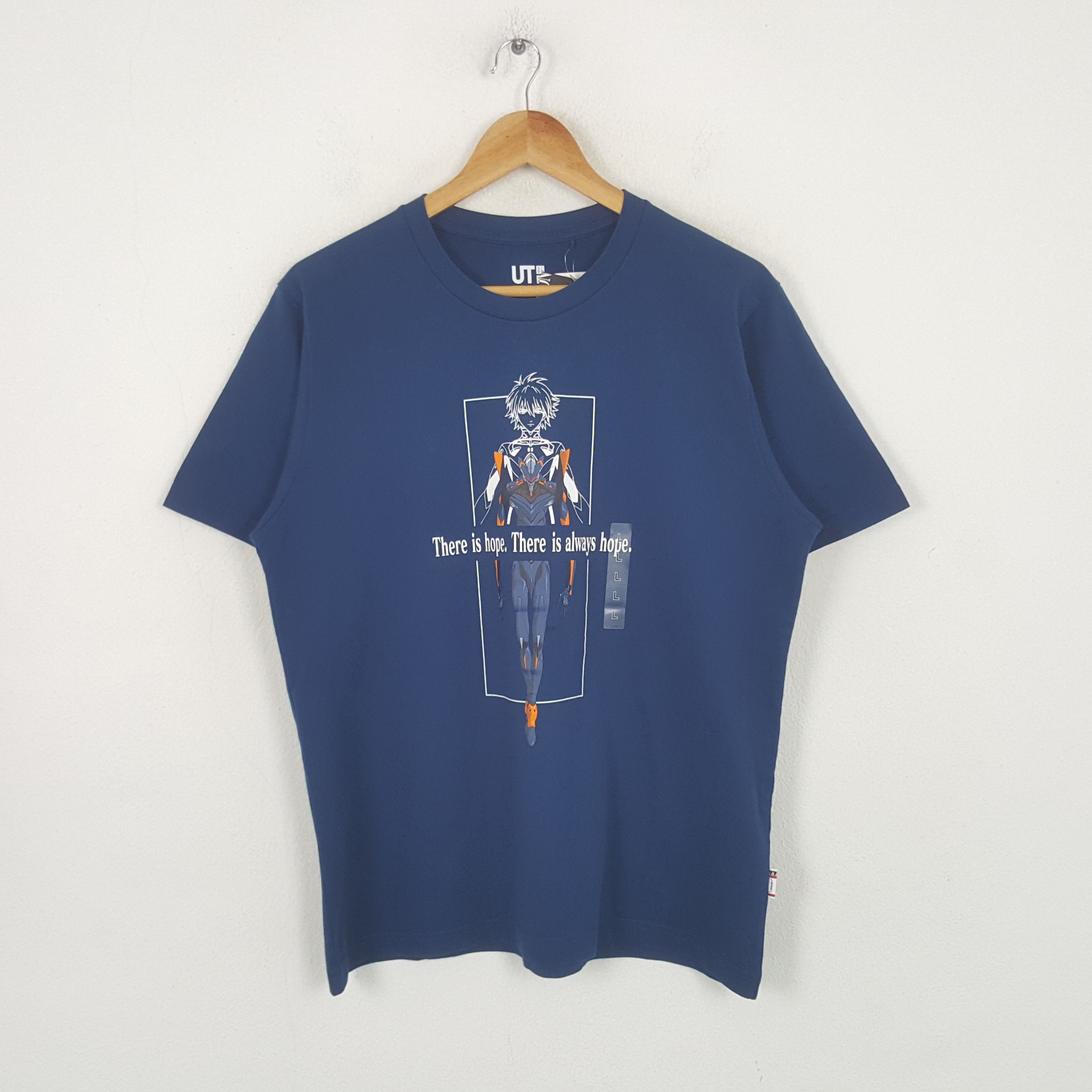 Anime Vintage Neon Genesis Evangelion Japanese Anime Tshirt RR1 Size US L / EU 52-54 / 3 - 1 Thumbnail