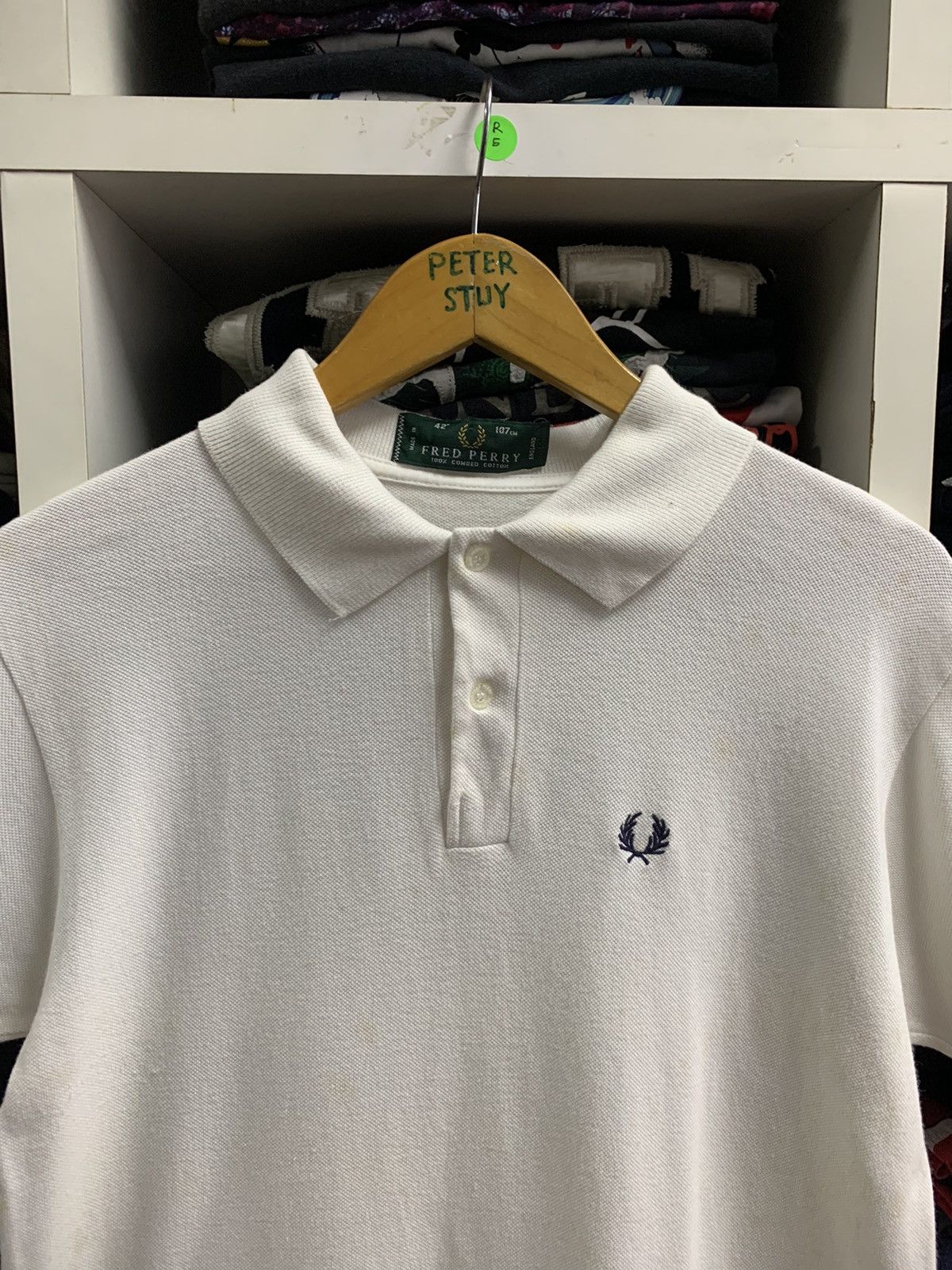 Fred Perry × Vintage Vintage Fred Perry Made England White Polo Size US XS / EU 42 / 0 - 3 Thumbnail