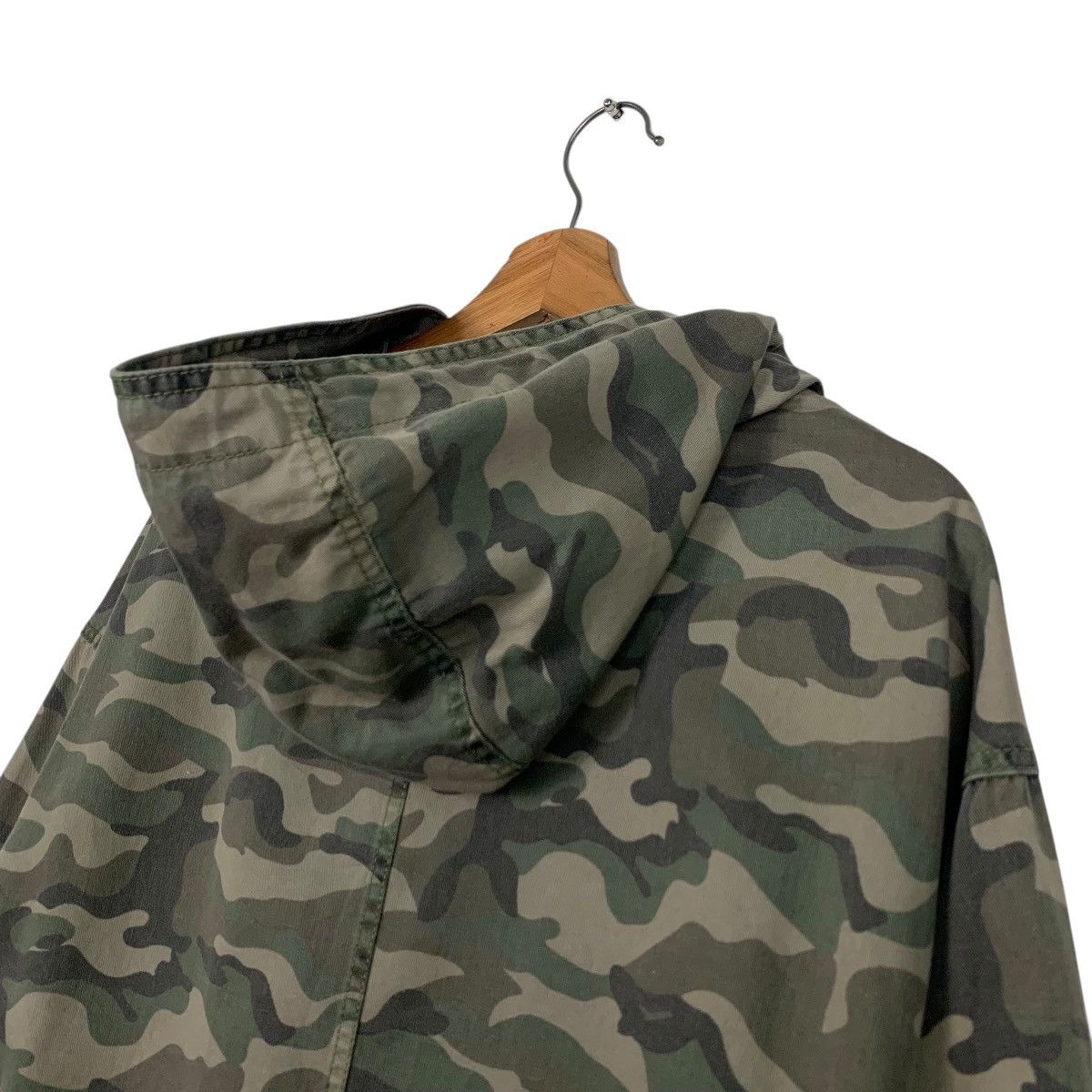 Japanese Brand COLONY 2139 Jungle Camo Hoodie Jacket Parka #2415-C108 Size US S / EU 44-46 / 1 - 9 Thumbnail
