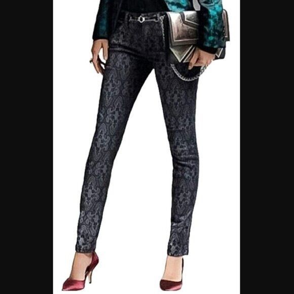 Current/Elliot Current/Elliott Revolve Ankle Skinny Jean 26 Black Antique L Size 26" / US 2 / IT 38 - 5 Thumbnail