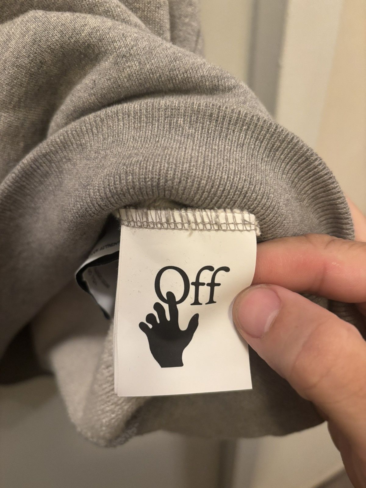 Off-White VIRGIL ABLOH CREWNECK SWEATER Size US XL / EU 56 / 4 - 4 Thumbnail