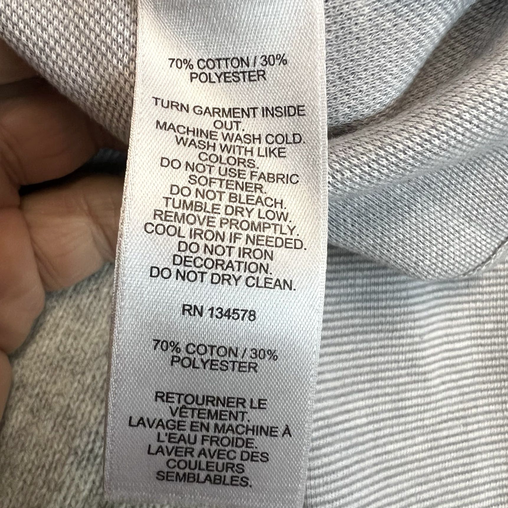 Vineyard Vines VINEYARD VINES 1/4 ZIP STRIPED PULL-OVER SWEATSHIRT Mens XL Gray Size US XL / EU 56 / 4 - 7 Thumbnail