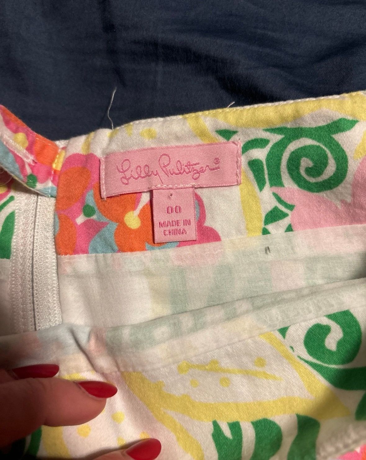 Lilly Pulitzer Lilly Pulitzer butterfly skirt Size 24" / US 00 / IT 34 - 2 Thumbnail