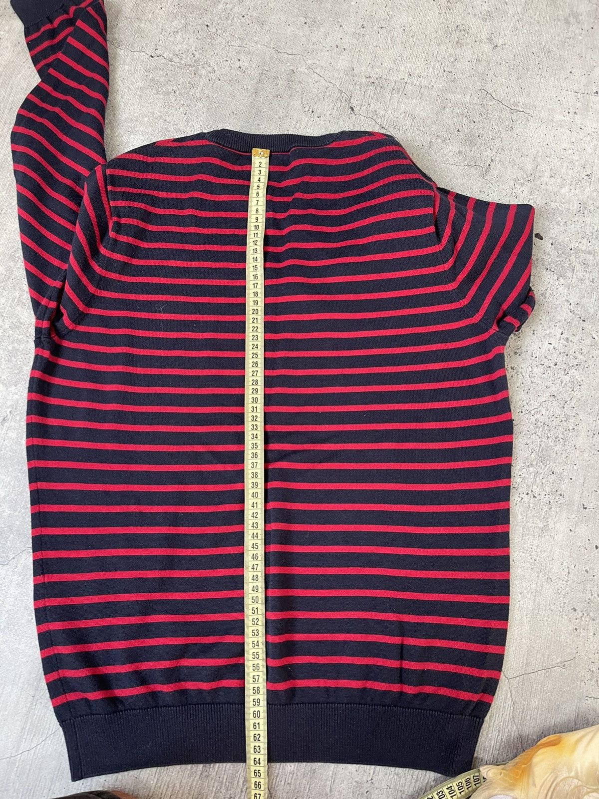 Lacoste Vintage 90s La Chemise Lacoste Sweatshirt Stripe Big Logo Size US M / EU 48-50 / 2 - 6 Thumbnail