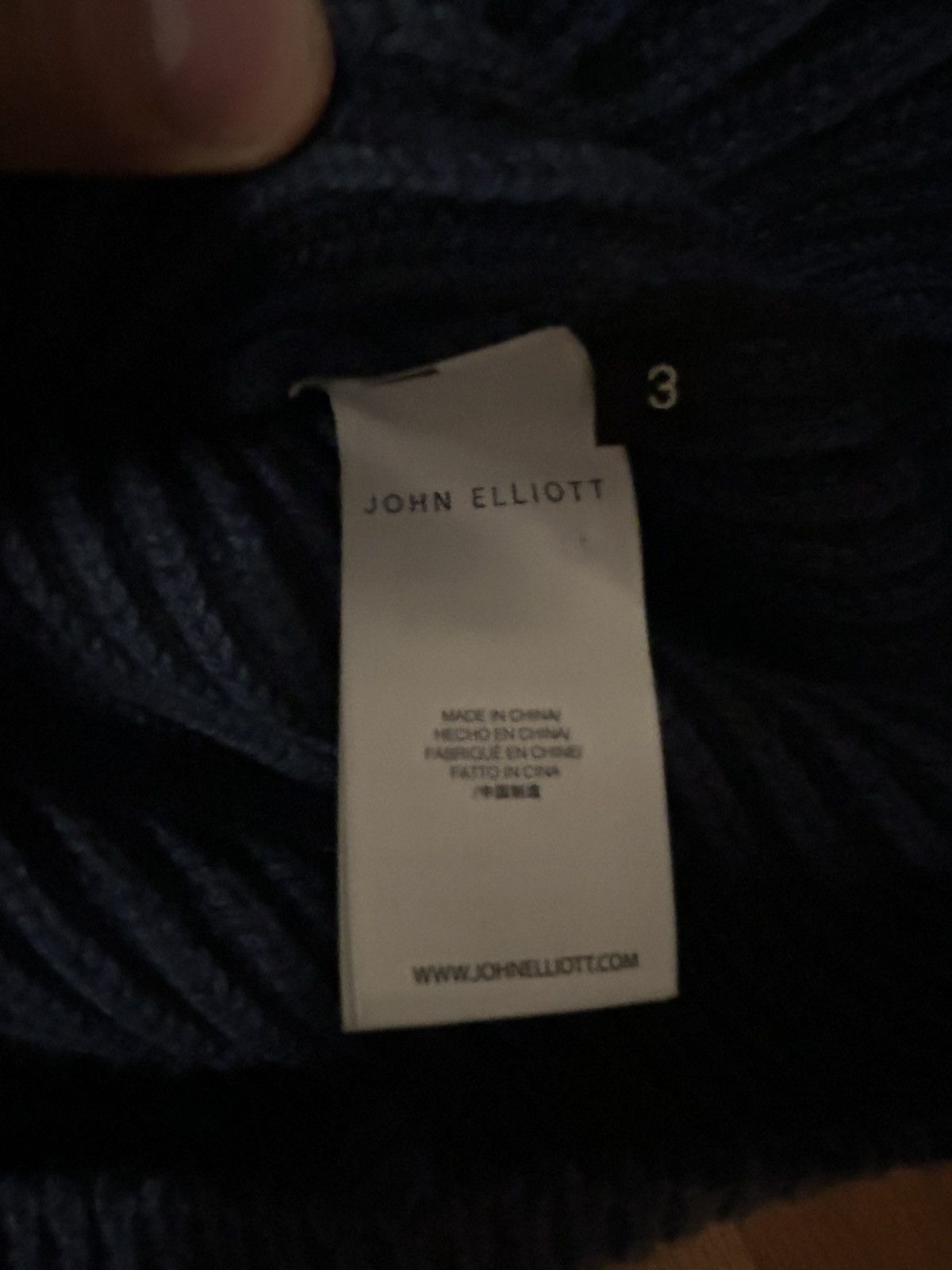 John Elliott John Elliott Cardigan (Blue) Size US L / EU 52-54 / 3 - 4 Thumbnail