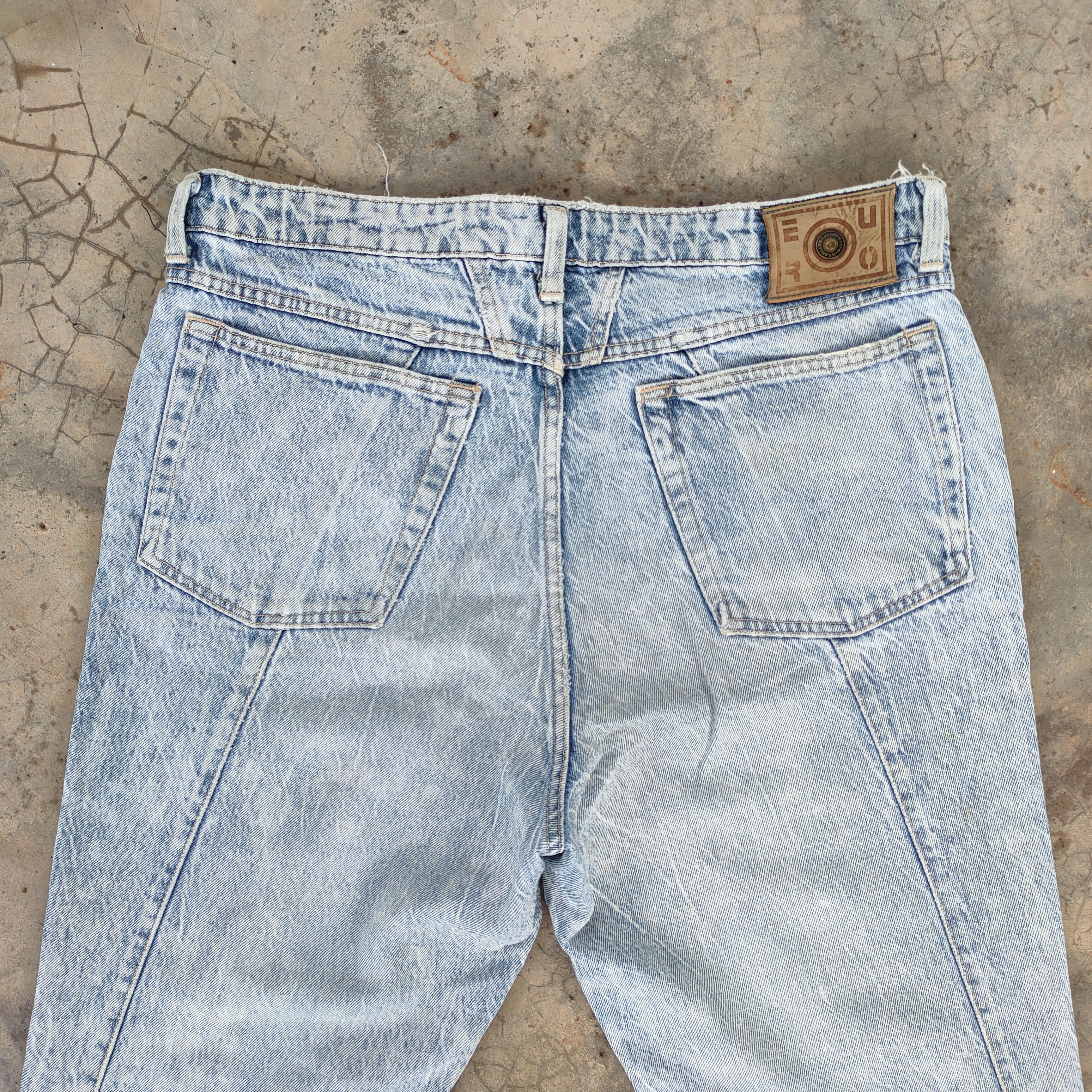Seditionaries × Wrangler VINTAGE EURO WRANGLER FADED DISTRESSED JEANS DENIM PANTS Size US 36 / EU 52 - 13 Thumbnail