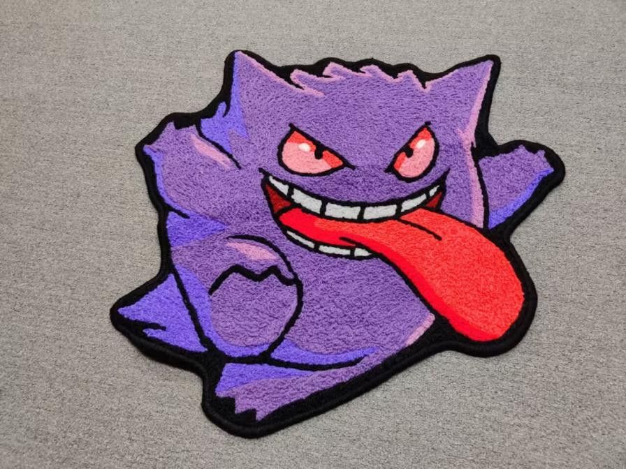 Other Gengar Wool Thread Carpet Purple Size ONE SIZE - 1 Thumbnail