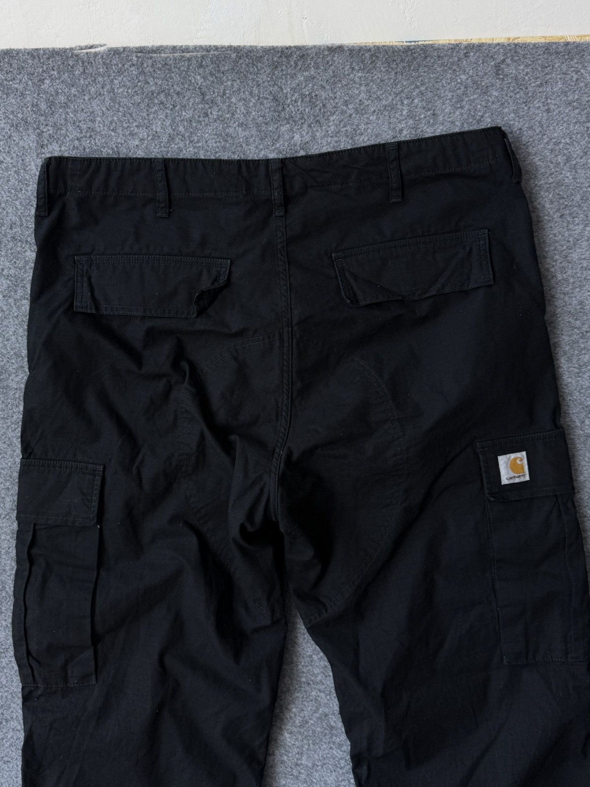 Carhartt Vintage Carhartt Black Aviation Cargo Pants size 38x32 Size US 38 / EU 54 - 9 Thumbnail