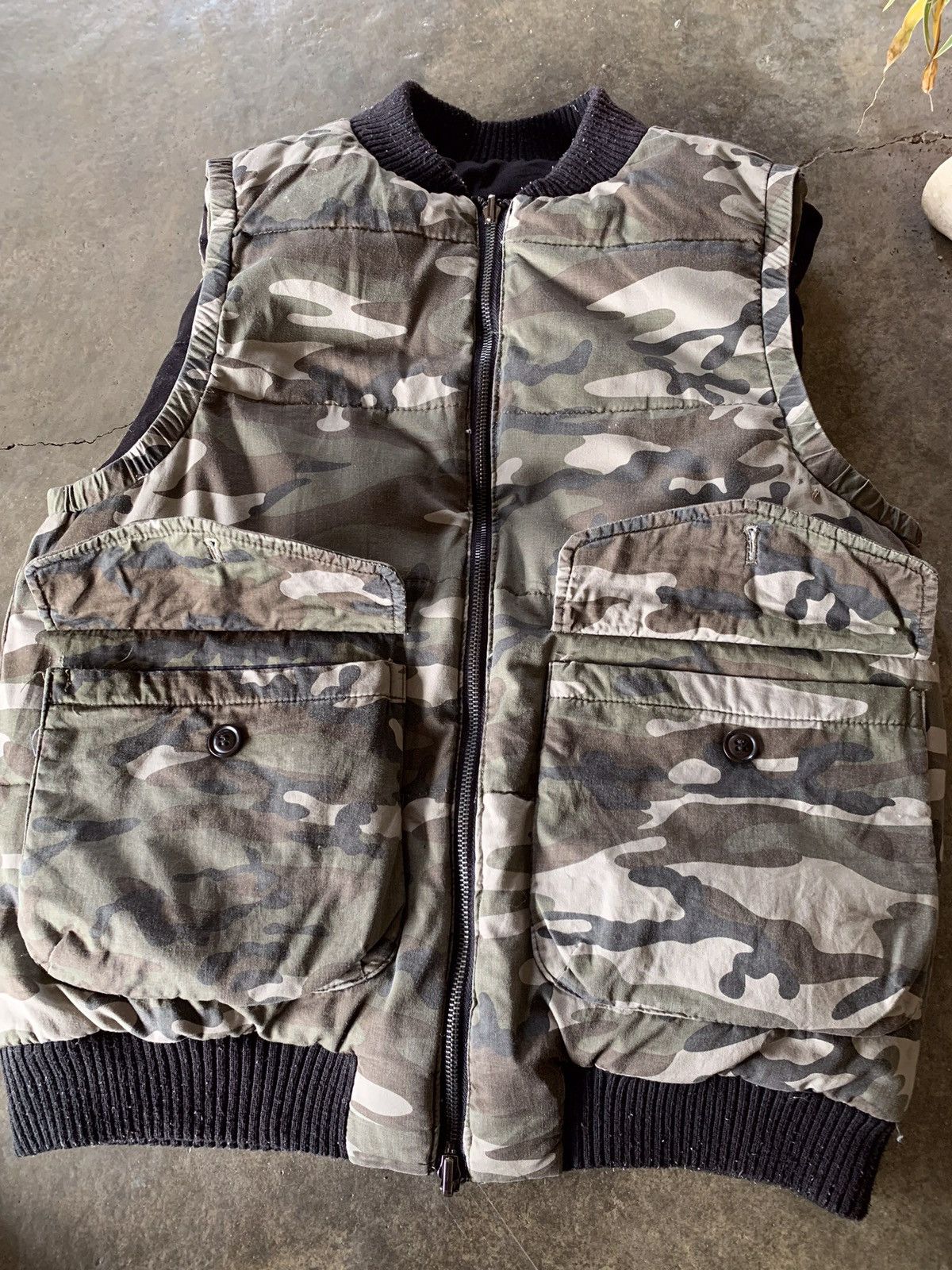 Japanese Brand × Vintage VTG Army Tactical Camou Reversible Down Puffer Vase Size US M / EU 48-50 / 2 - 5 Thumbnail