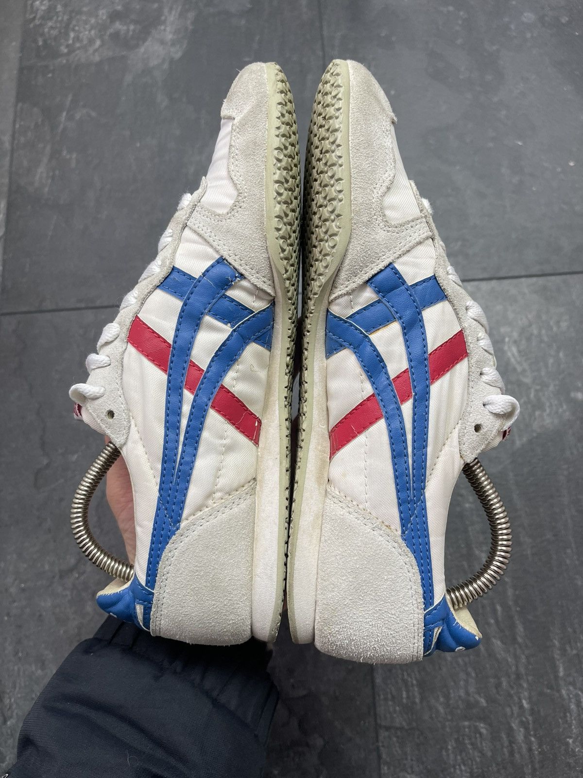 Asics Vintage ASICS Tiger Onitsuka Navy Sneakers Size US 5.5 / EU 38 - 11 Thumbnail