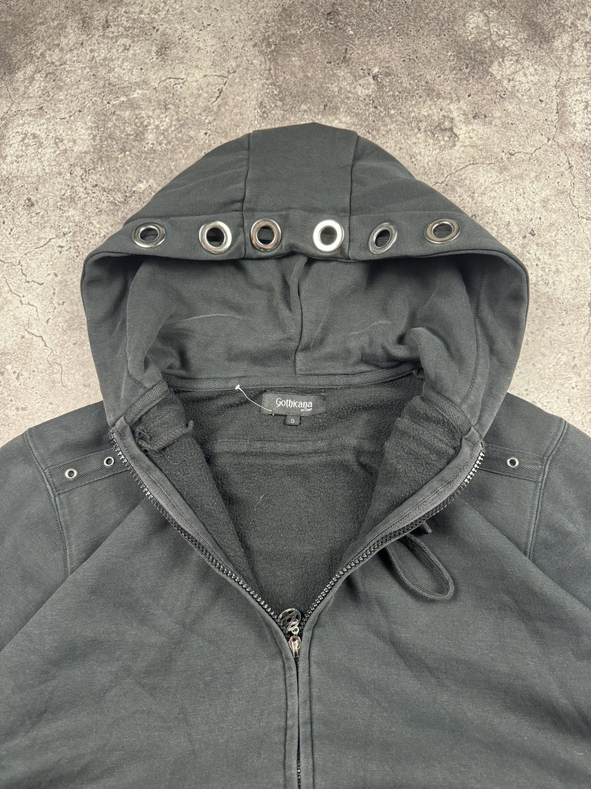 Japanese Brand Gothicana zip hoodie streetwear Tripp nyc style dark gothic Size US S / EU 44-46 / 1 - 10 Thumbnail