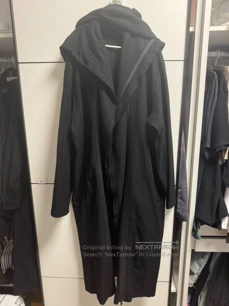 Yohji Yamamoto Yohji Yamamoto Wool Asymmetric Zip Coat. Size US L / EU 52-54 / 3 - 1 Thumbnail