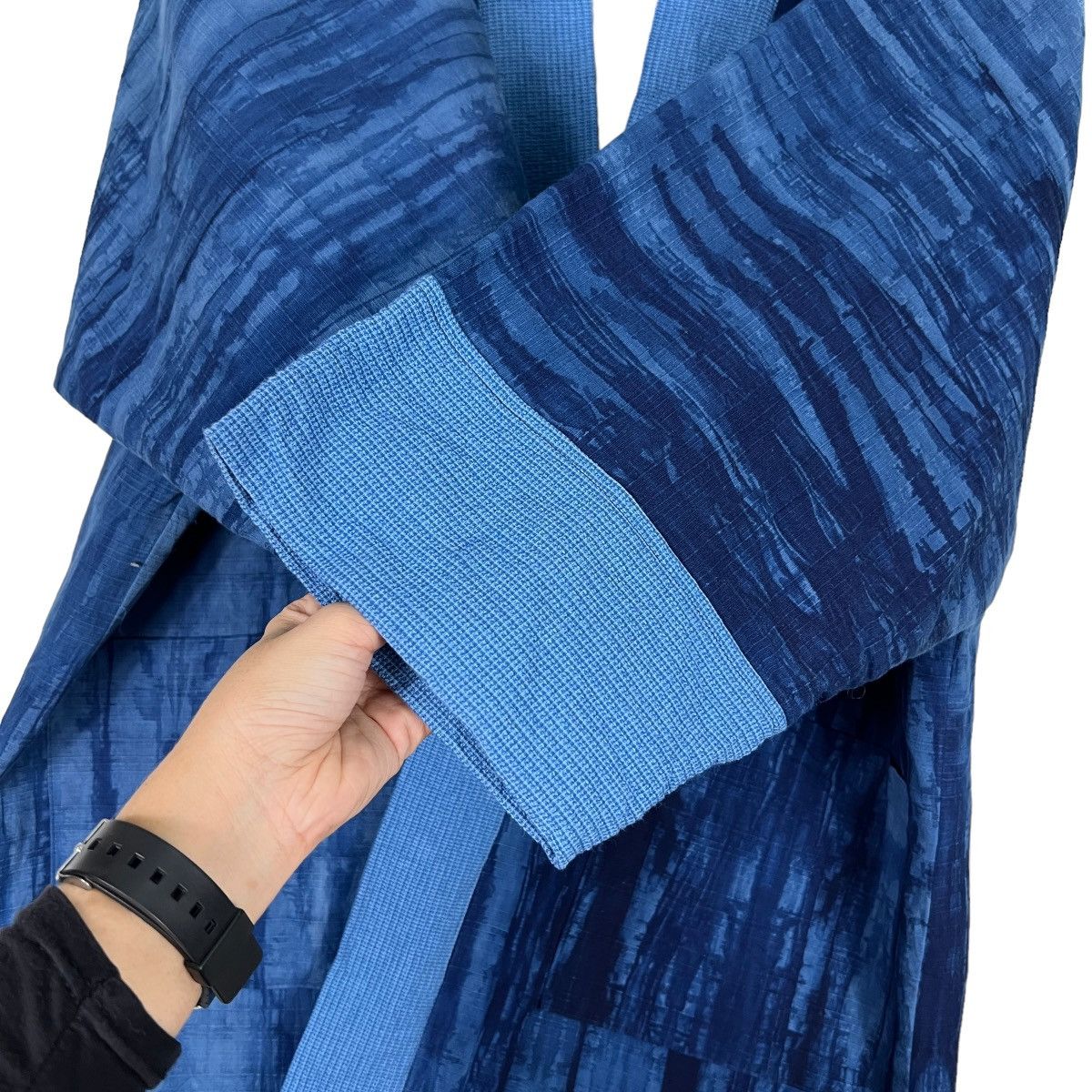 Indigo 🔥 80s VINTAGE INDIGO KIMONO HANTEN JACKET Size US L / EU 52-54 / 3 - 13 Thumbnail
