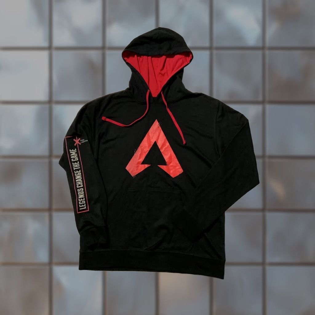 Vintage Apex Legends Change The Game EA Video Game Black Lightweight Pullover Hoodie L Mens Pullover Hoodie Black Lightweight Pullover Hoodie L Mens Size US L / EU 52-54 / 3 - 1 Thumbnail