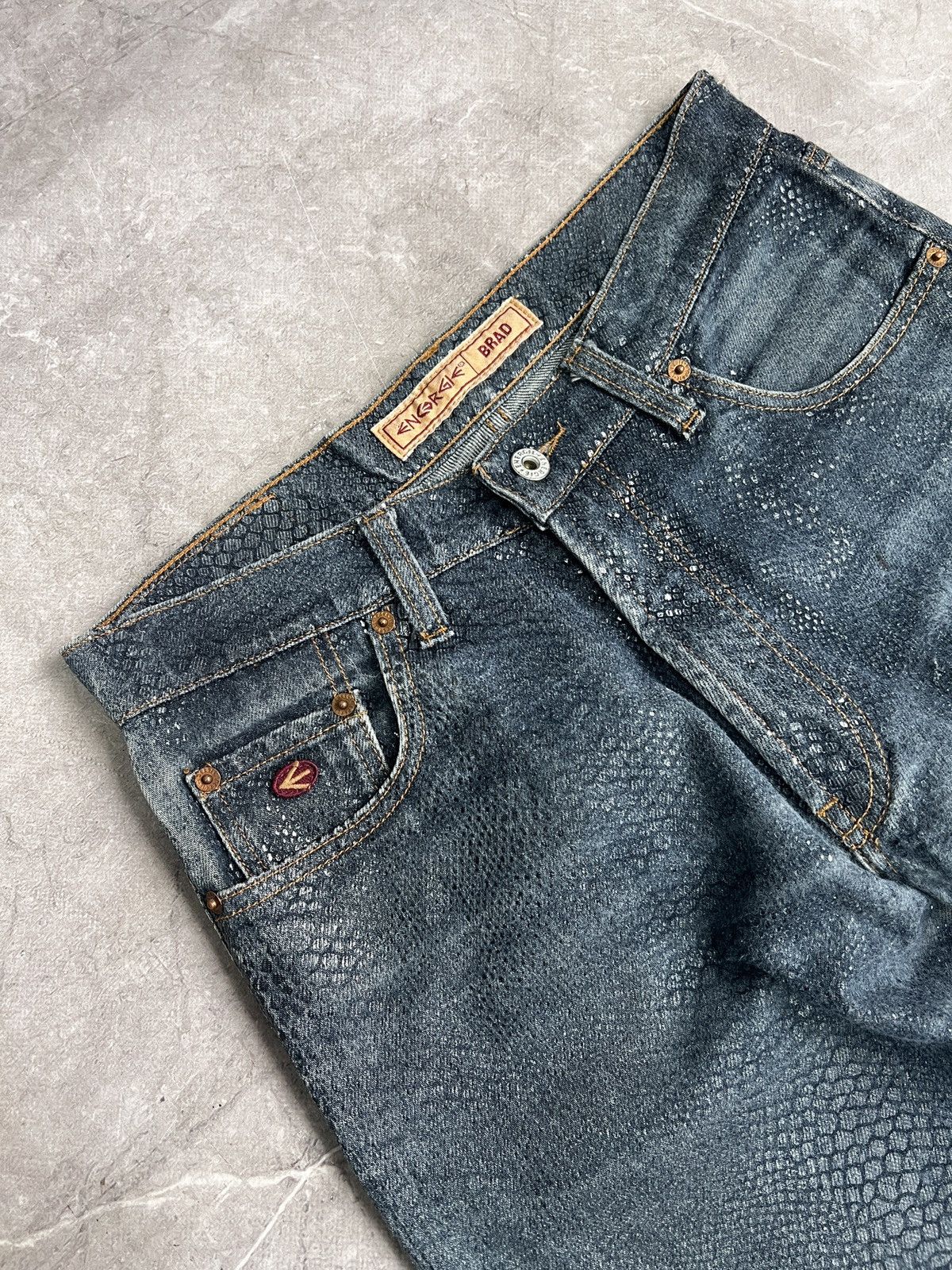 Energie Rare snake print hedi slimane style energie jeans y2k Size US 32 / EU 48 - 5 Thumbnail