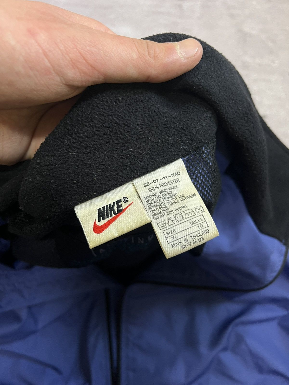 Nike Vintage 90's Nike box Tail Wind F.I.T. windbreaker jacket XL Size US XL / EU 56 / 4 - 13 Thumbnail