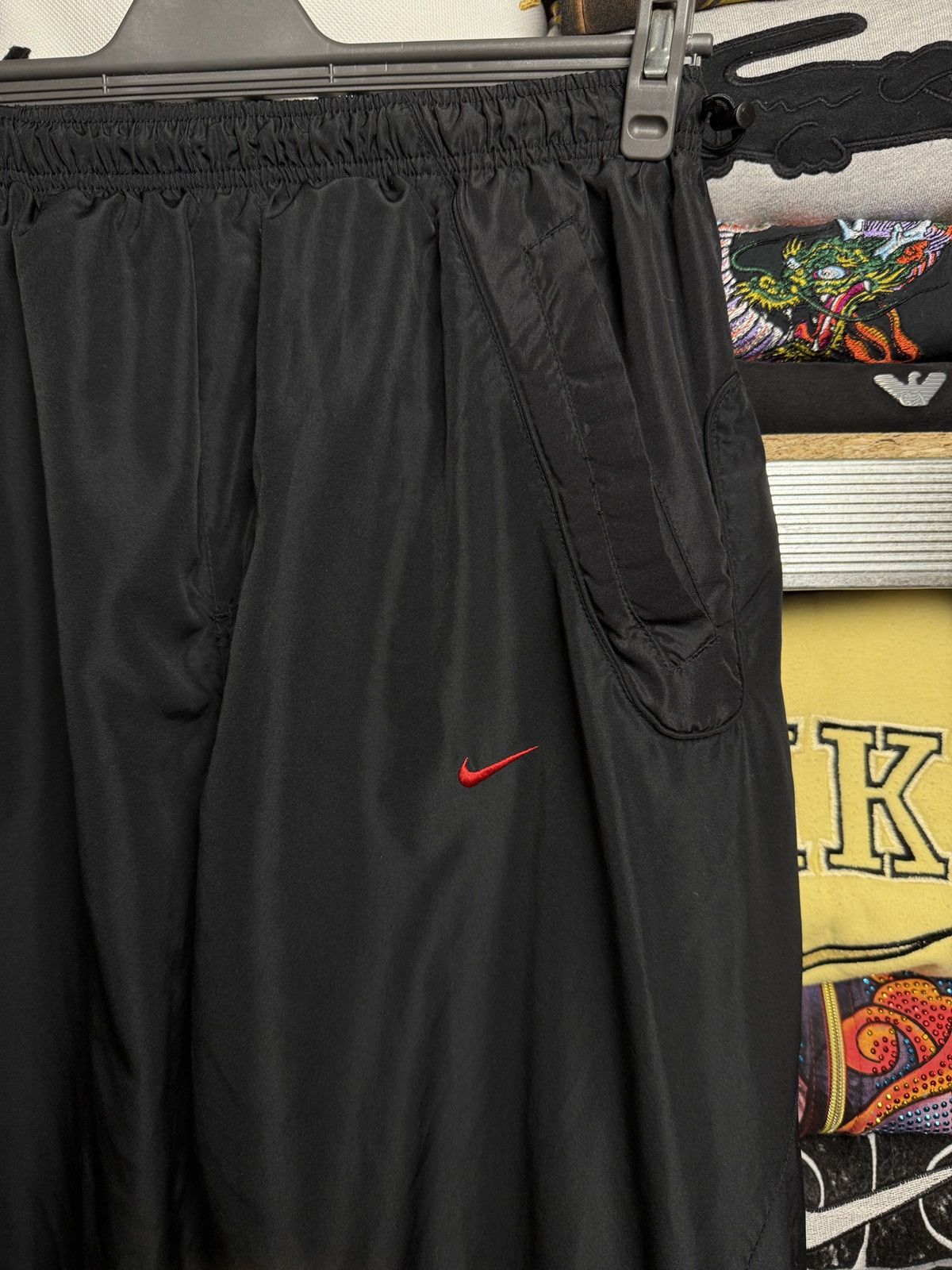 Japanese Brand Nike Vintage Nylon Pants Drill Baggy Y2K Size US 34 / EU 50 - 4 Thumbnail