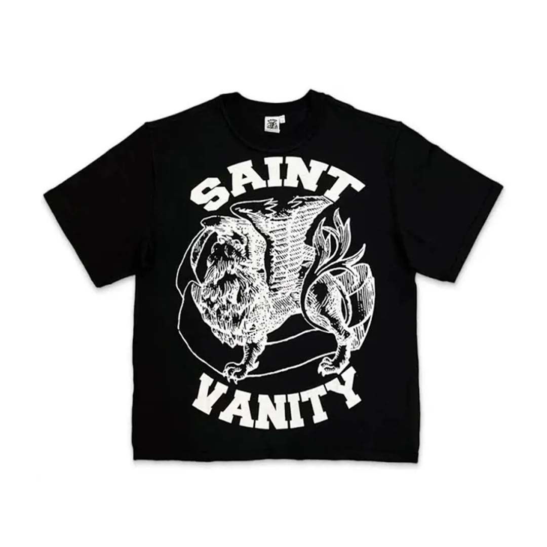 Saint Vanity Griffin Tee Black White Size US L / EU 52-54 / 3 - 1 Thumbnail