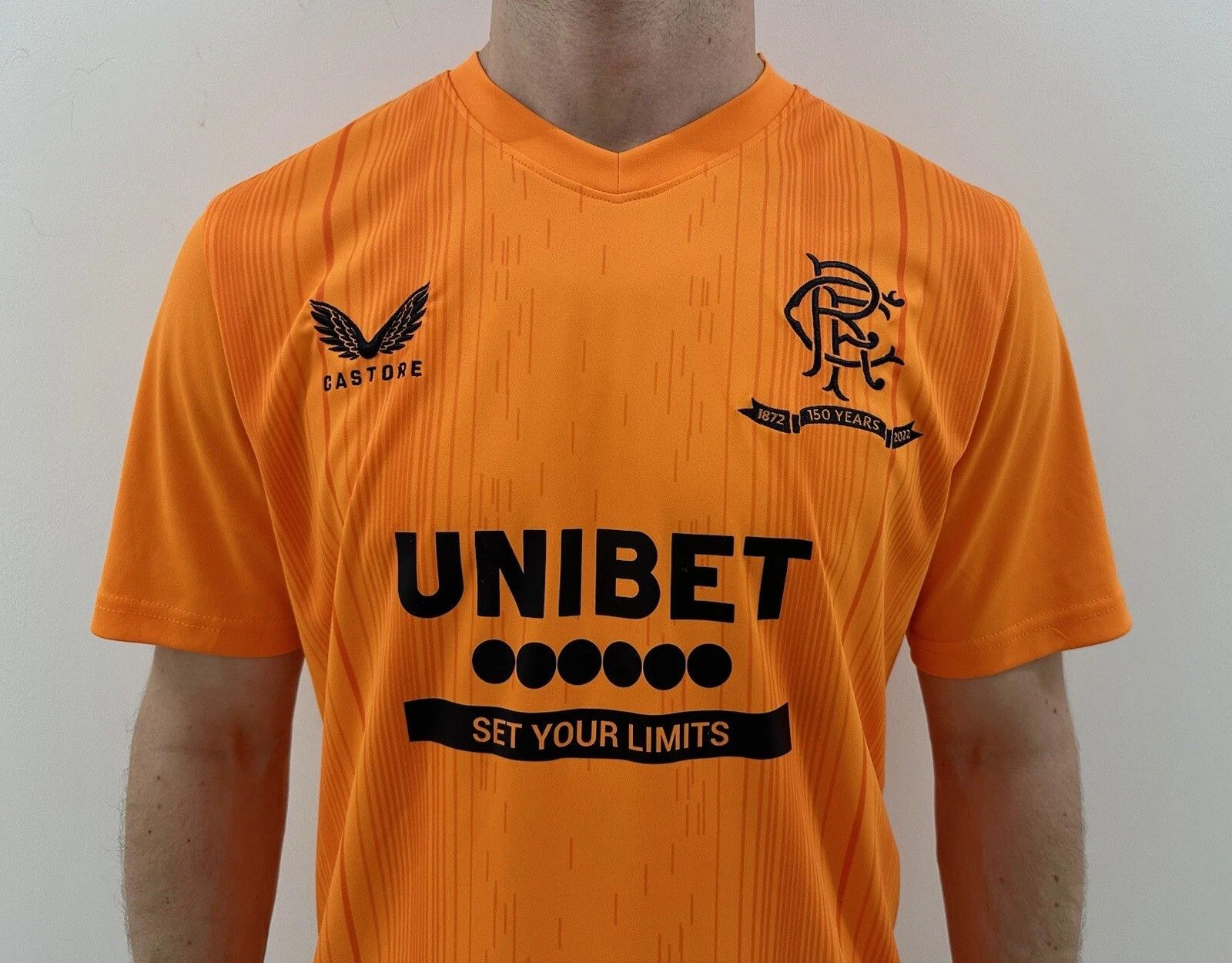 Castore Rangers 2021 2022 Training Jersey Shirt Soccer 150 Years Size US L / EU 52-54 / 3 - 2 Thumbnail