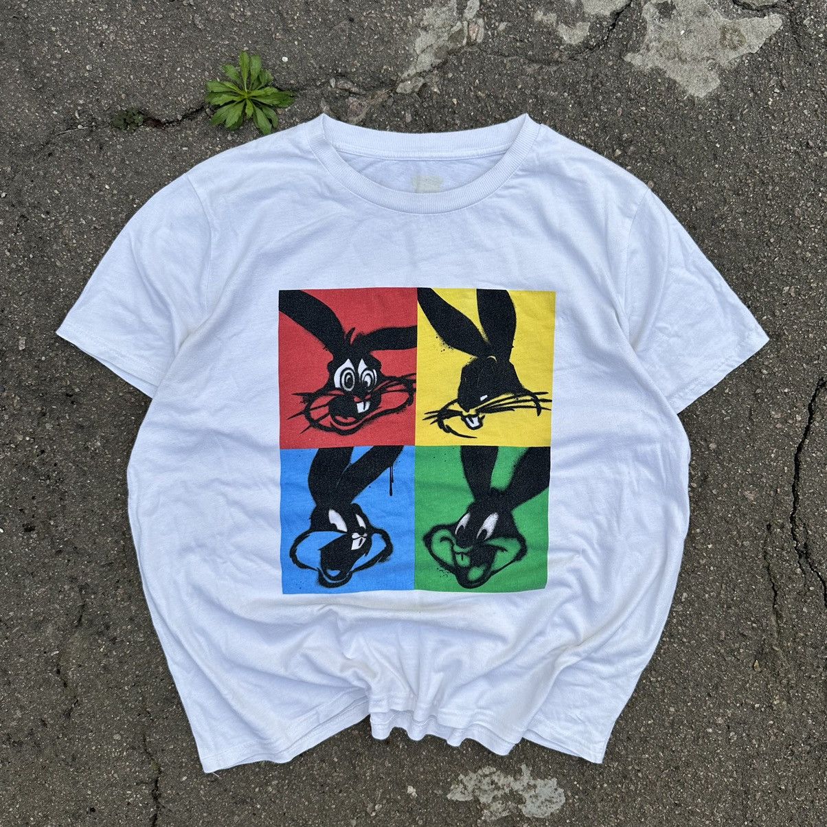Vintage Looney Tunes T-shirts Big Logo Rabbit Cartoon Y2K