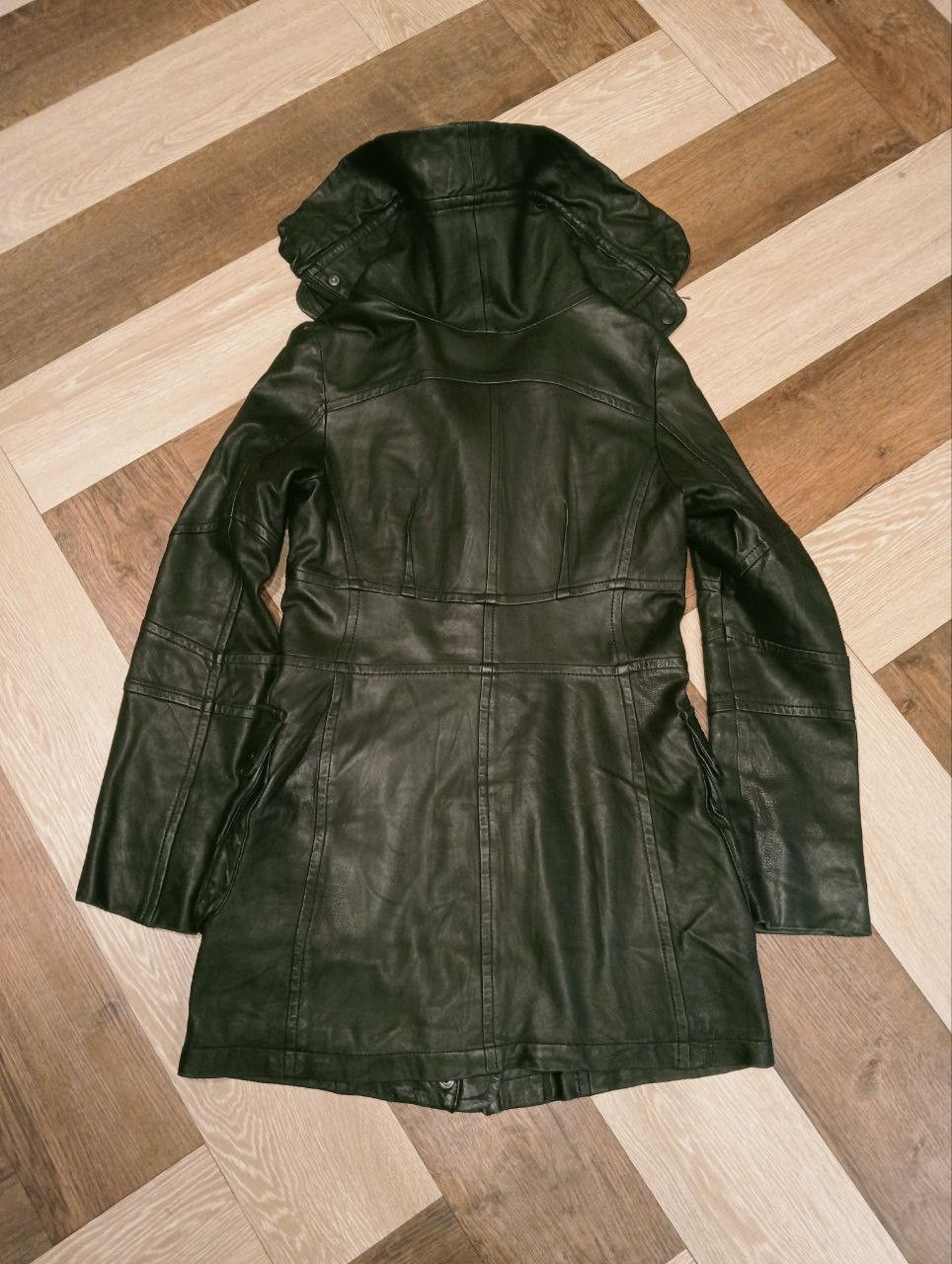 ATSURO TAYAMA JAPANESE ATSURO TAYAMA LONG LEATHER JACKET Size S / US 4 / IT 40 - 8 Thumbnail