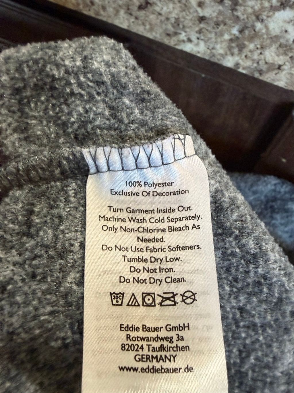 Eddie Bauer Women's Eddie Bauer Gray 1/4 Zip Fleece Sweatshirt L Size L / US 10 / IT 46 - 6 Thumbnail