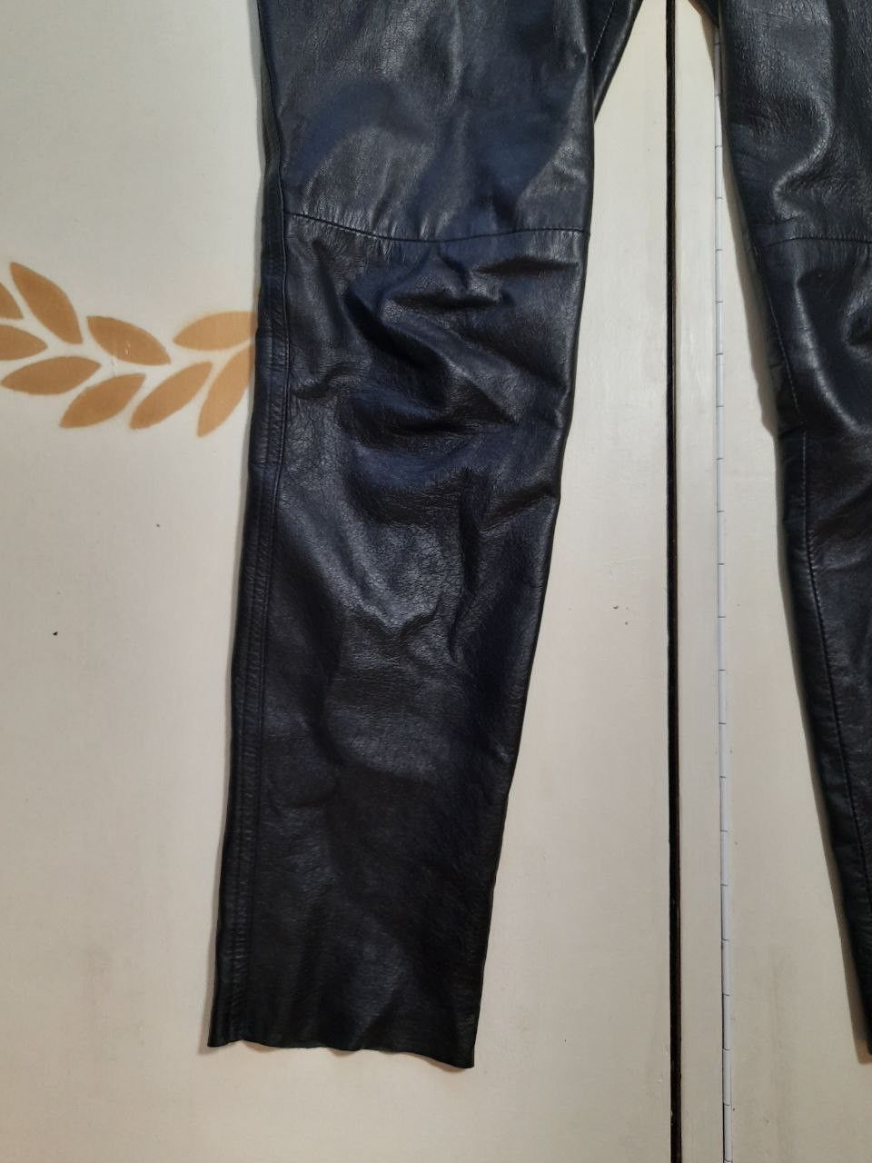 Genuine Leather Genel London Leather Pants size UK8 Size 27" / US 4 / IT 40 - 4 Thumbnail