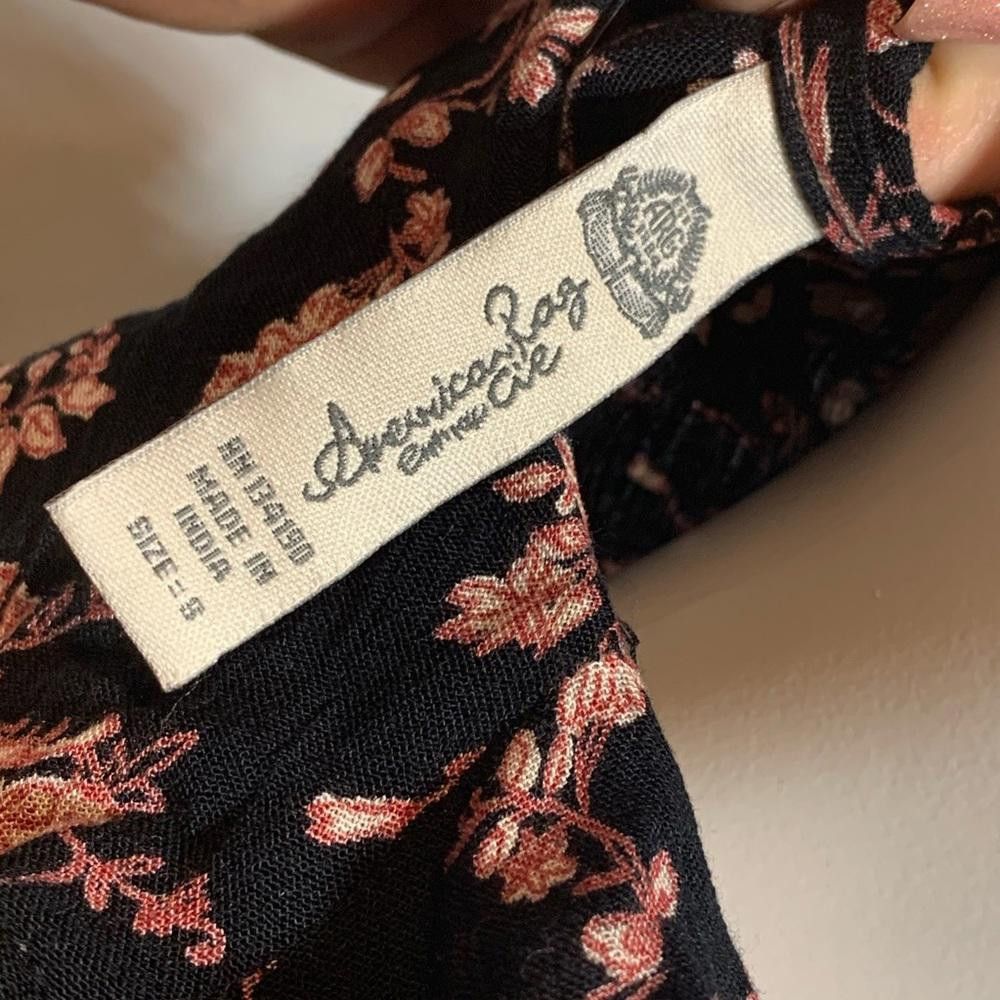 American Rag American Rag Ruffle Collar Floral Blouse, Sm Size S / US 4 / IT 40 - 9 Thumbnail