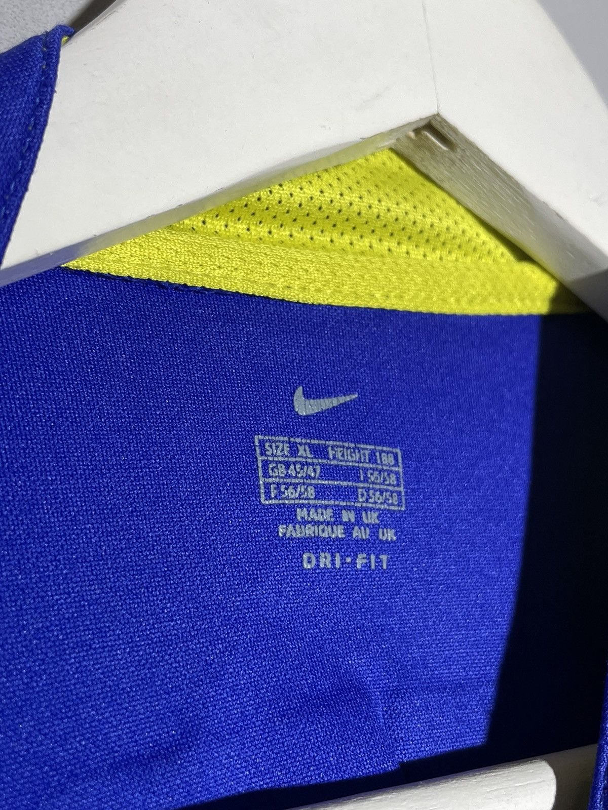 Nike Boca Juniors Nike 2004/05 Y2k Centre Logo Football Shirt Size US XL / EU 56 / 4 - 14 Thumbnail