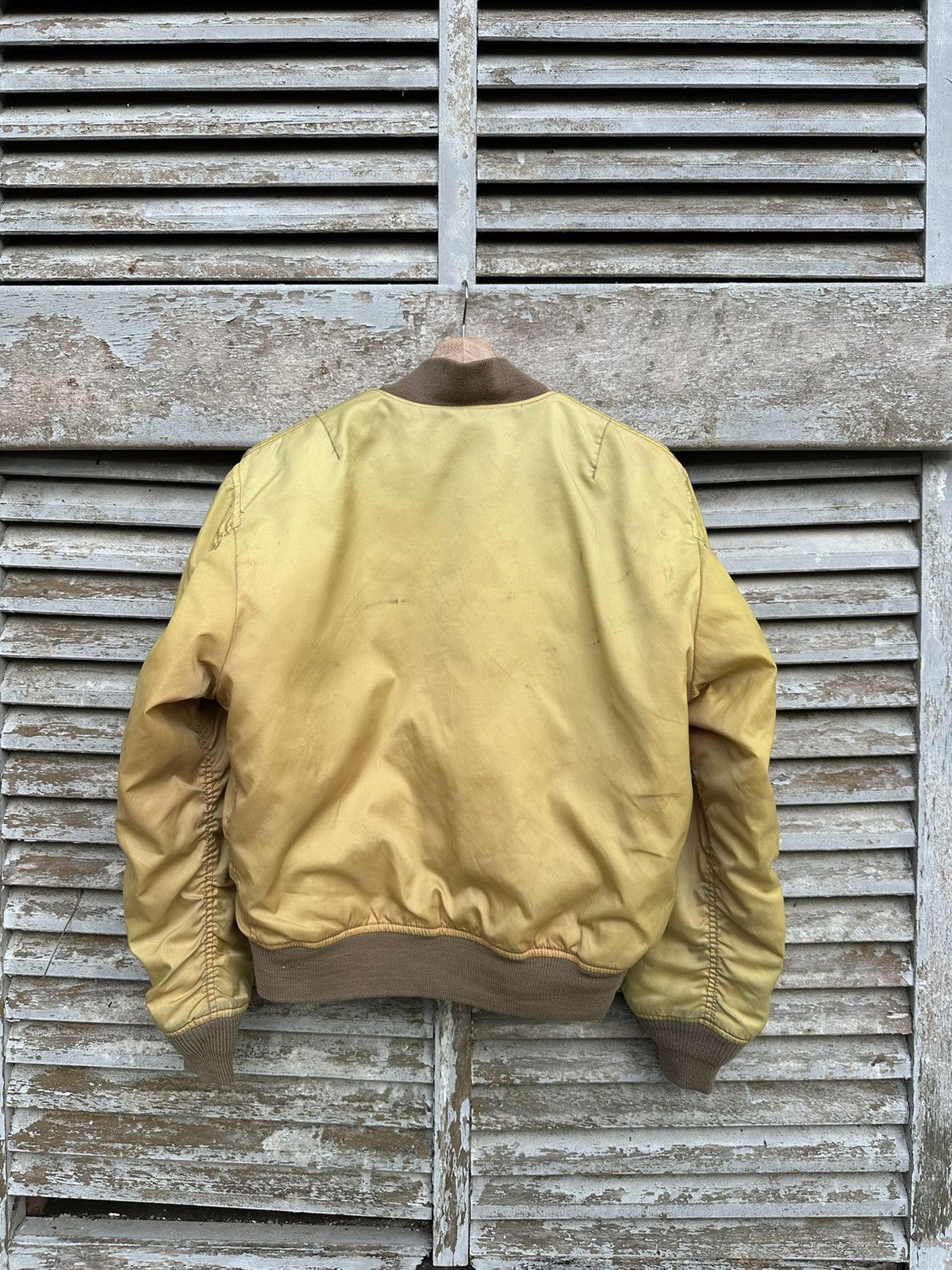 🪖Vintage THRASHED MA1 Man Intermediate Westop Bomber Jacket