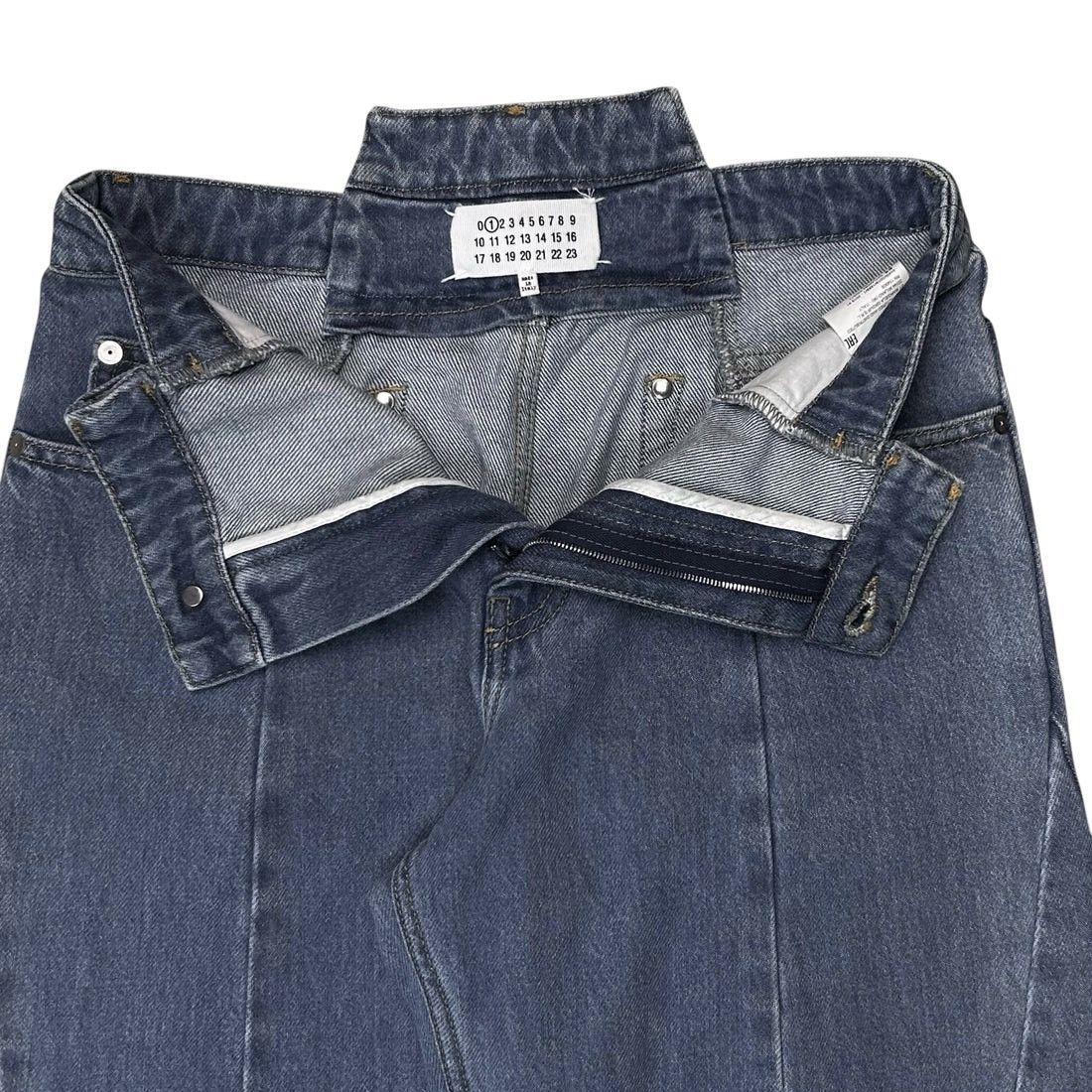 Maison Margiela Maison Margiela Wide Patchwork Jeans - SS19 Size US 31 - 5 Thumbnail