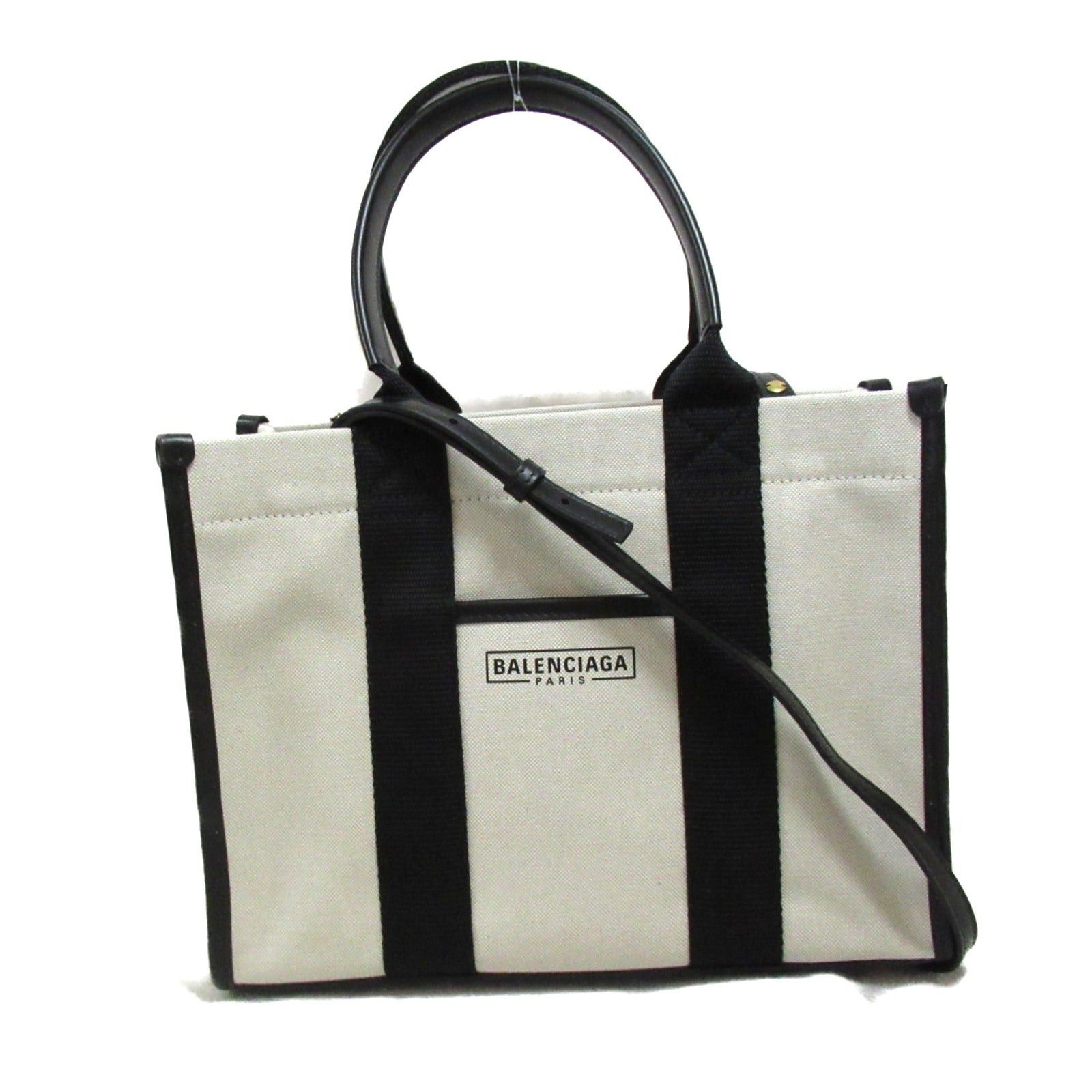 Balenciaga Balenciaga Shoulder Bag Canvas White Natural Size ONE SIZE - 1 Thumbnail