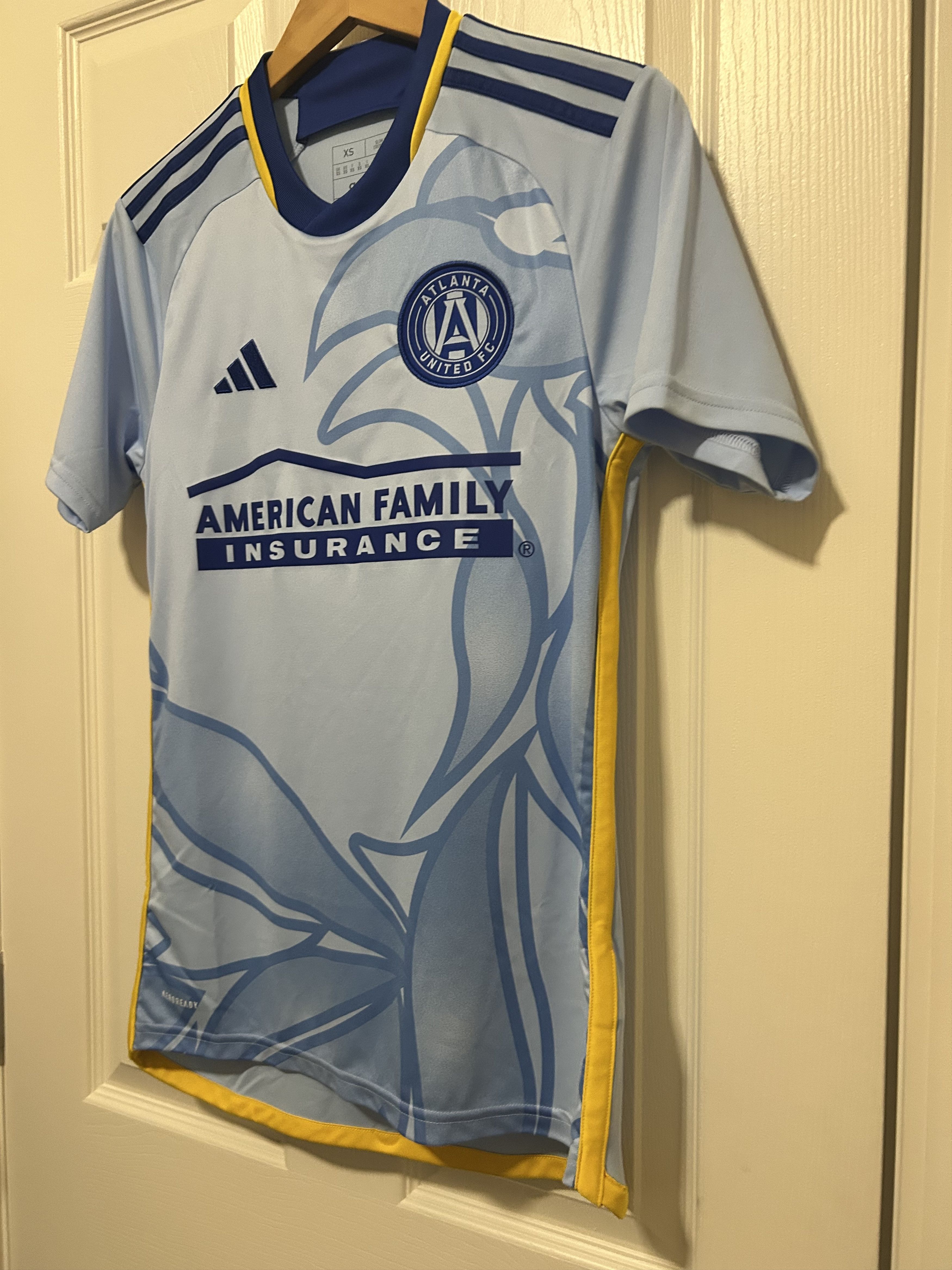 Adidas adidas Atlanta United FC Soccer Jersey Light Blue Size XS Size US XS / EU 42 / 0 - 4 Thumbnail