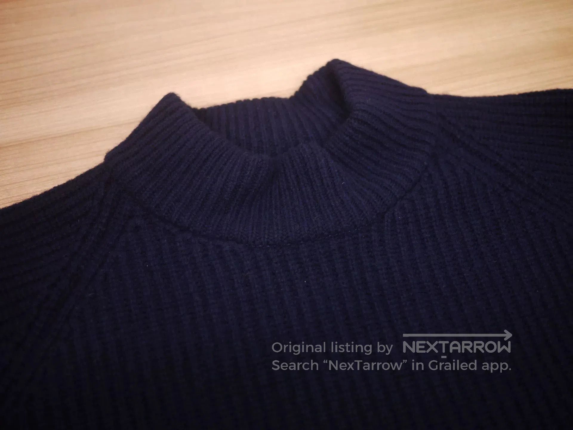 Visvim visvim turtleneck sweater knit in navy. Size US M / EU 48-50 / 2 - 5 Thumbnail