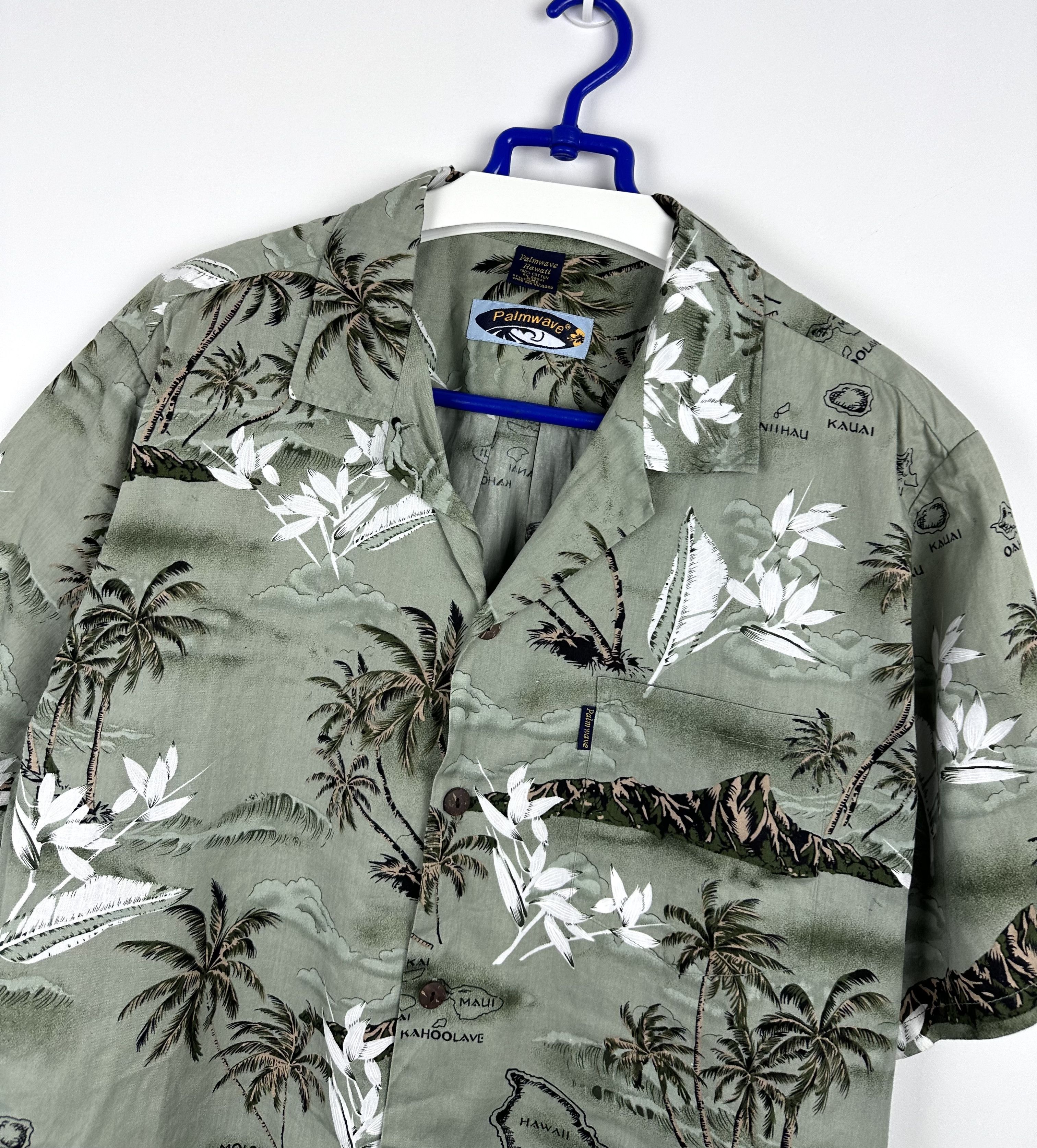 Vintage Hawaiian retro beach vacation cotton shirt Size US XXL / EU 58 / 5 - 2 Thumbnail