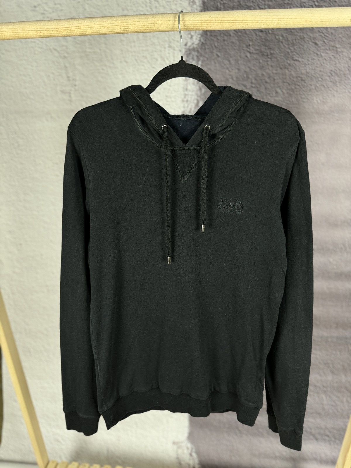Dolce & Gabbana Dolce & Gabbana reversible black/navy hoodie embroidery logo Size US S / EU 44-46 / 1 - 3 Thumbnail