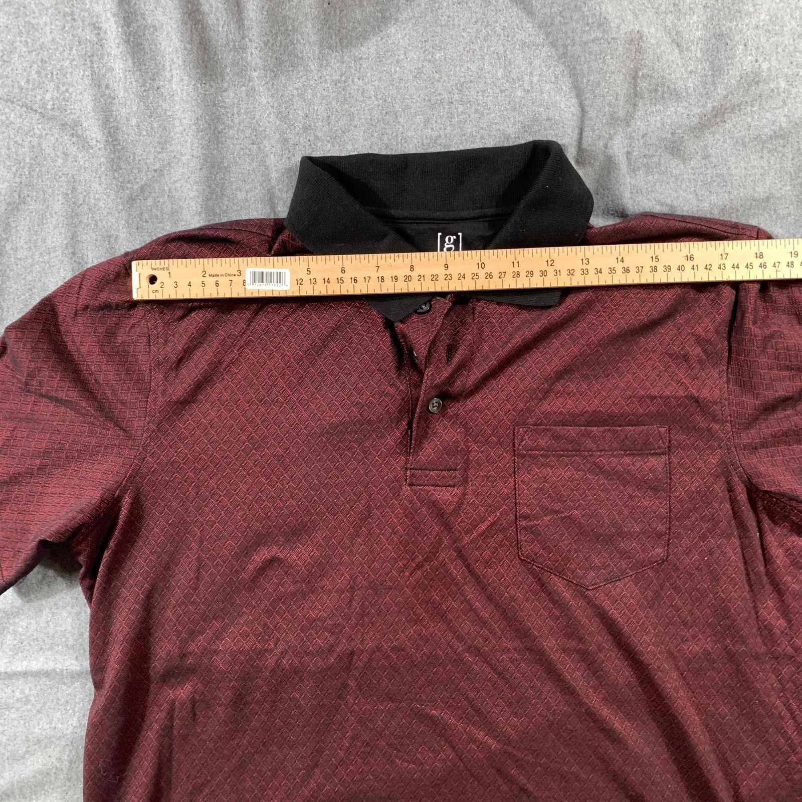 George George Shirt Adult Large Red Outdoor Casual T Shirt Mens Size US L / EU 52-54 / 3 - 5 Thumbnail