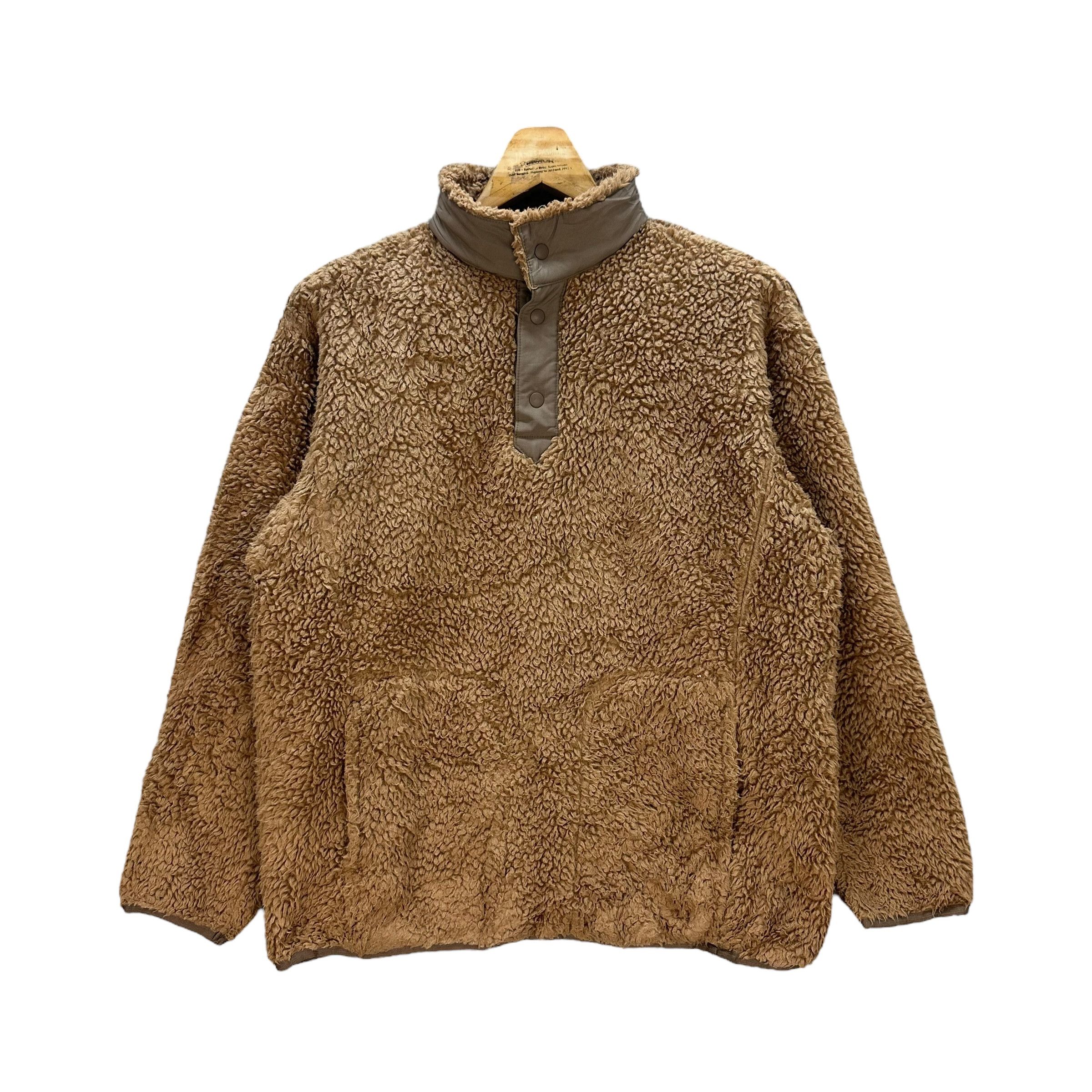 Uniqlo × White Mountaineering WHITE MOUNTAINEERING DEEP PILE HALF BUTTON FLEECE #8946-041 Size US S / EU 44-46 / 1 - 1 Thumbnail