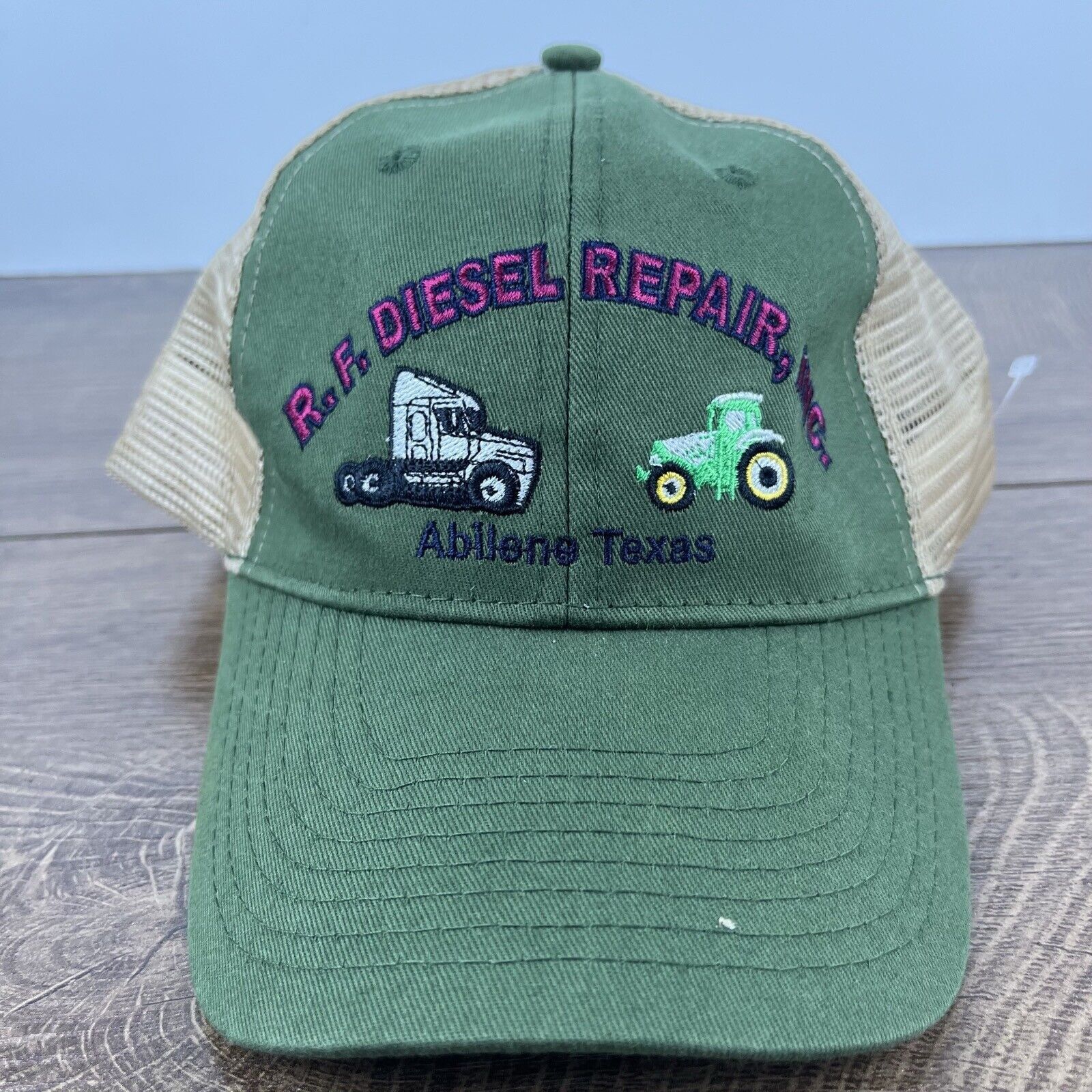 Other RF Diesel Repair Hat Abliene Texas Green Hat Adjustable Hat Size ONE SIZE - 2 Thumbnail