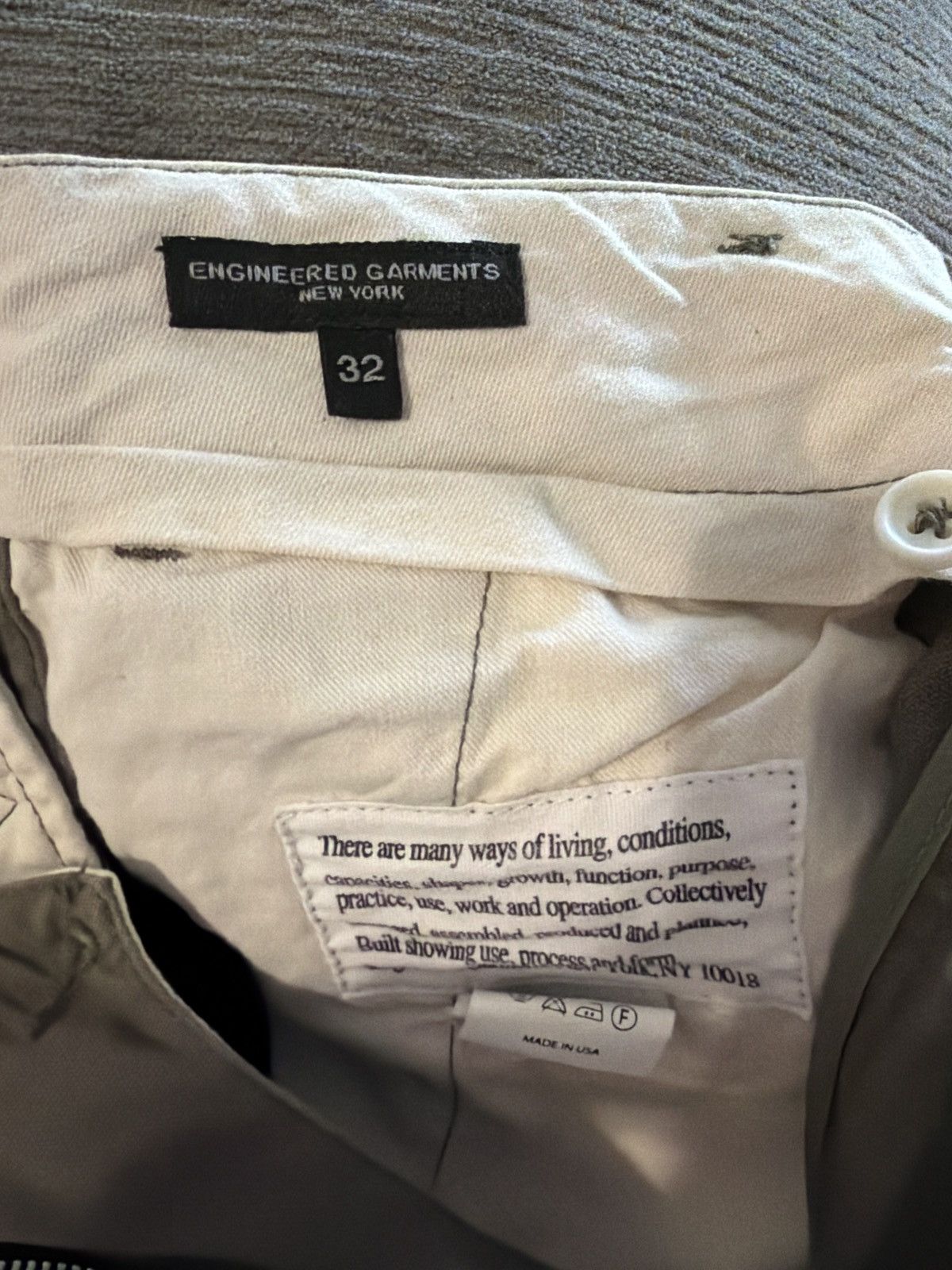 Engineered Garments Engineered Garments Cargo Pants Size US 32 / EU 48 - 3 Thumbnail