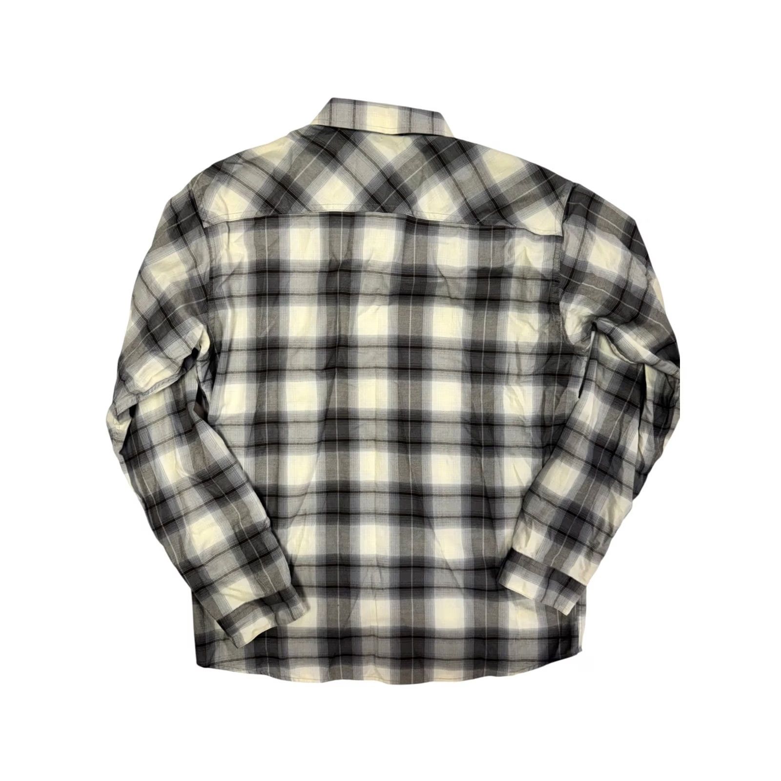 Patagonia Patagonia Men's Long Sleeve Shirt Plaid M Gray Black Off-White Pockets Button Casual Size US M / EU 48-50 / 2 - 4 Thumbnail