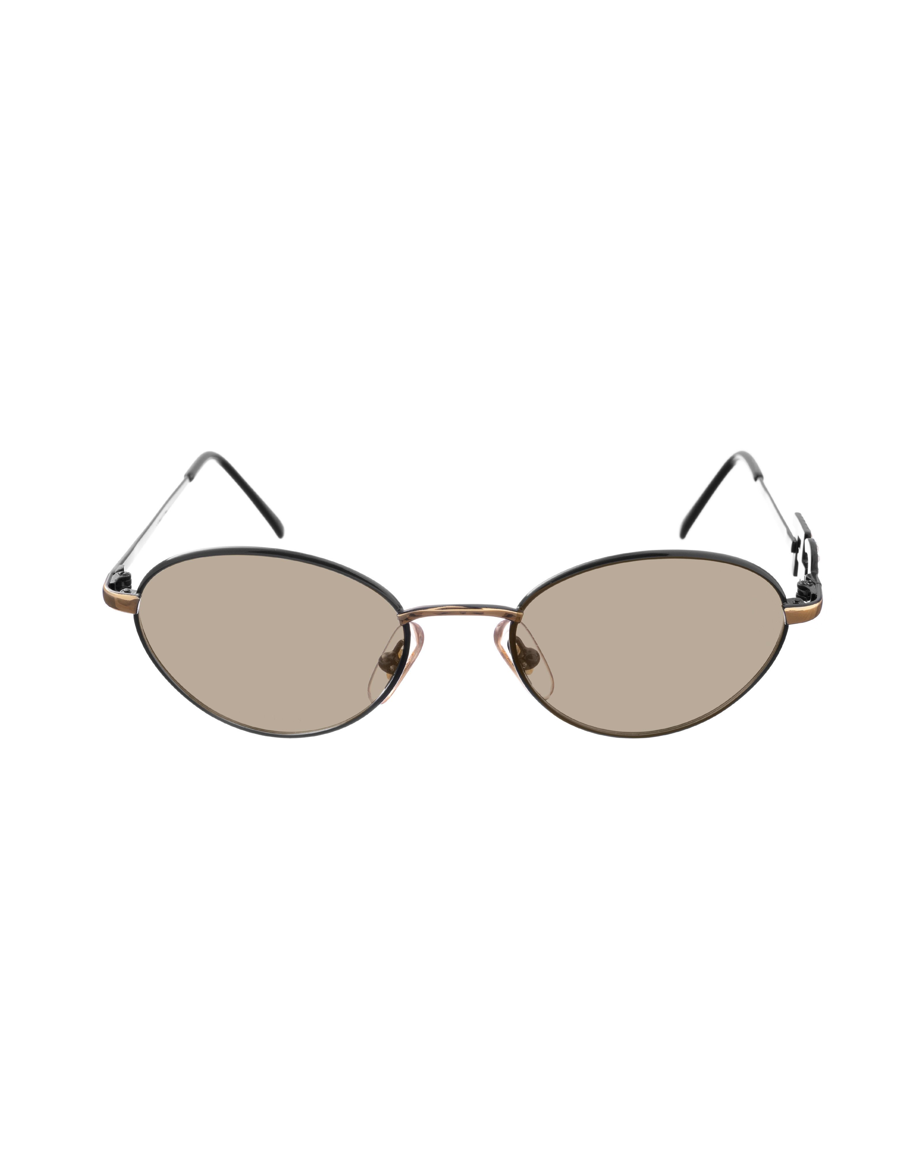 Gianfranco Ferre Gianfranco Ferre 00s Black Oval Sunglasses with Crystals Size ONE SIZE - 2 Thumbnail